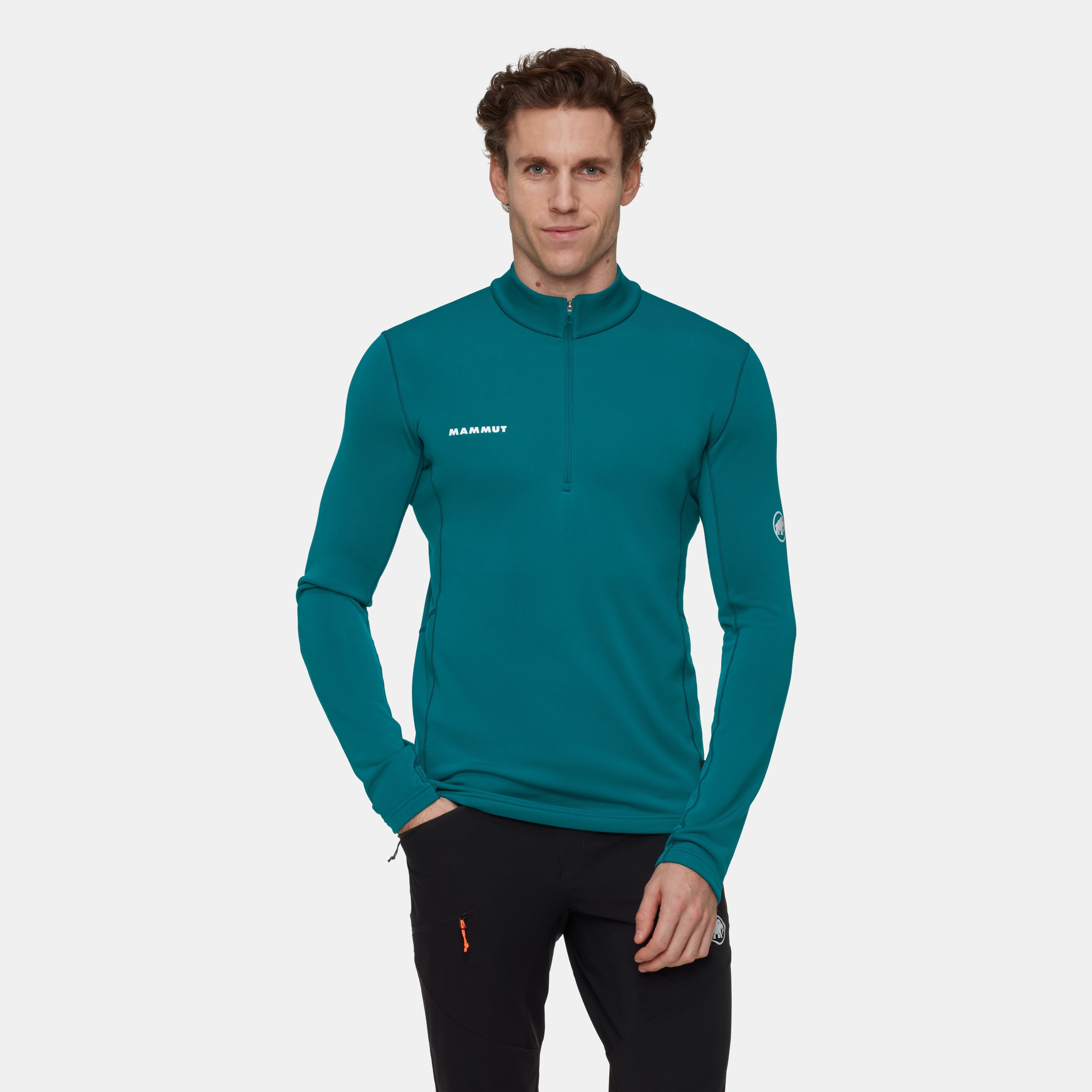 Mammut Aenergy ML Half Zip Pull Men, deep teal - Deep teal