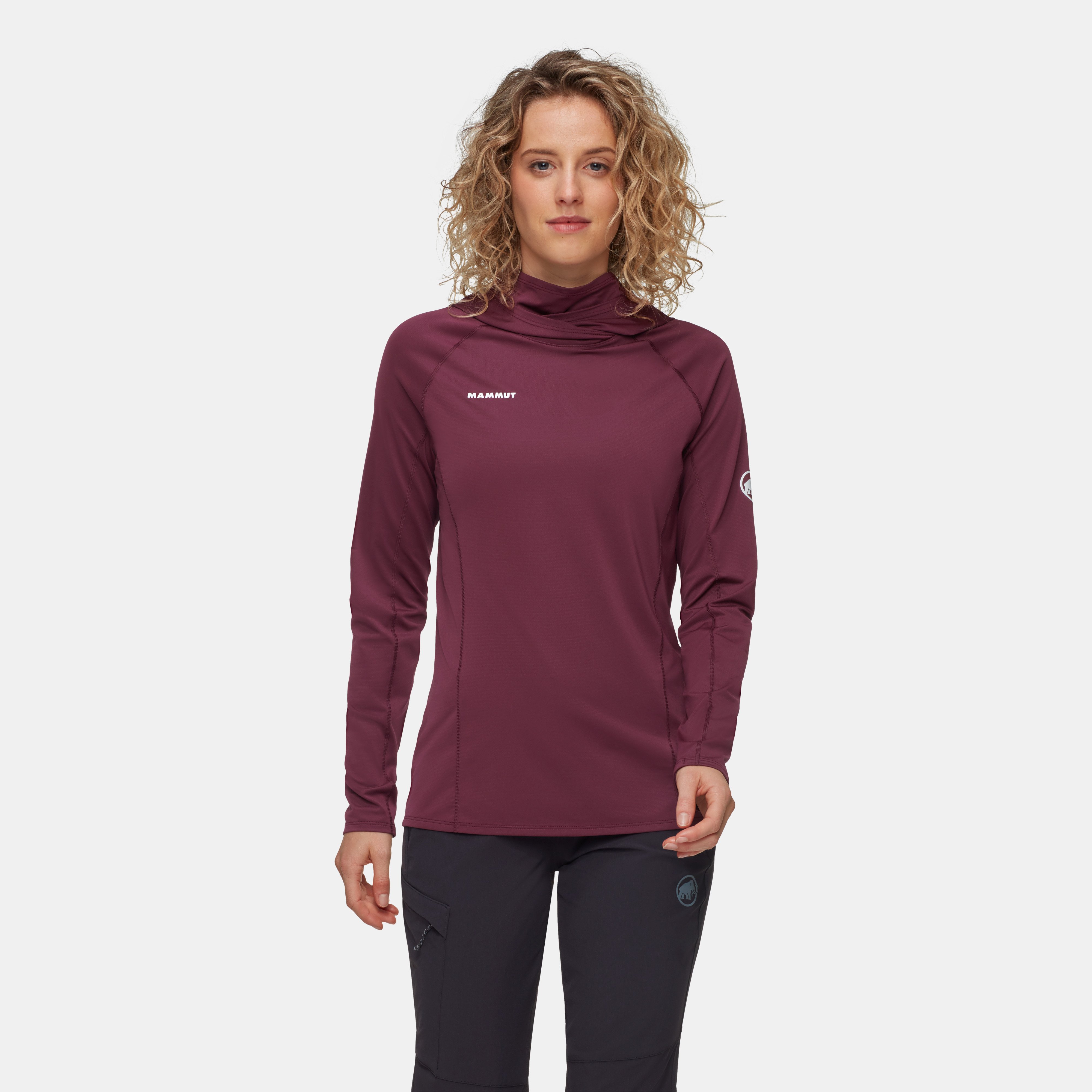 Mammut Selun FL Sun Hoody Women, vin - Vin