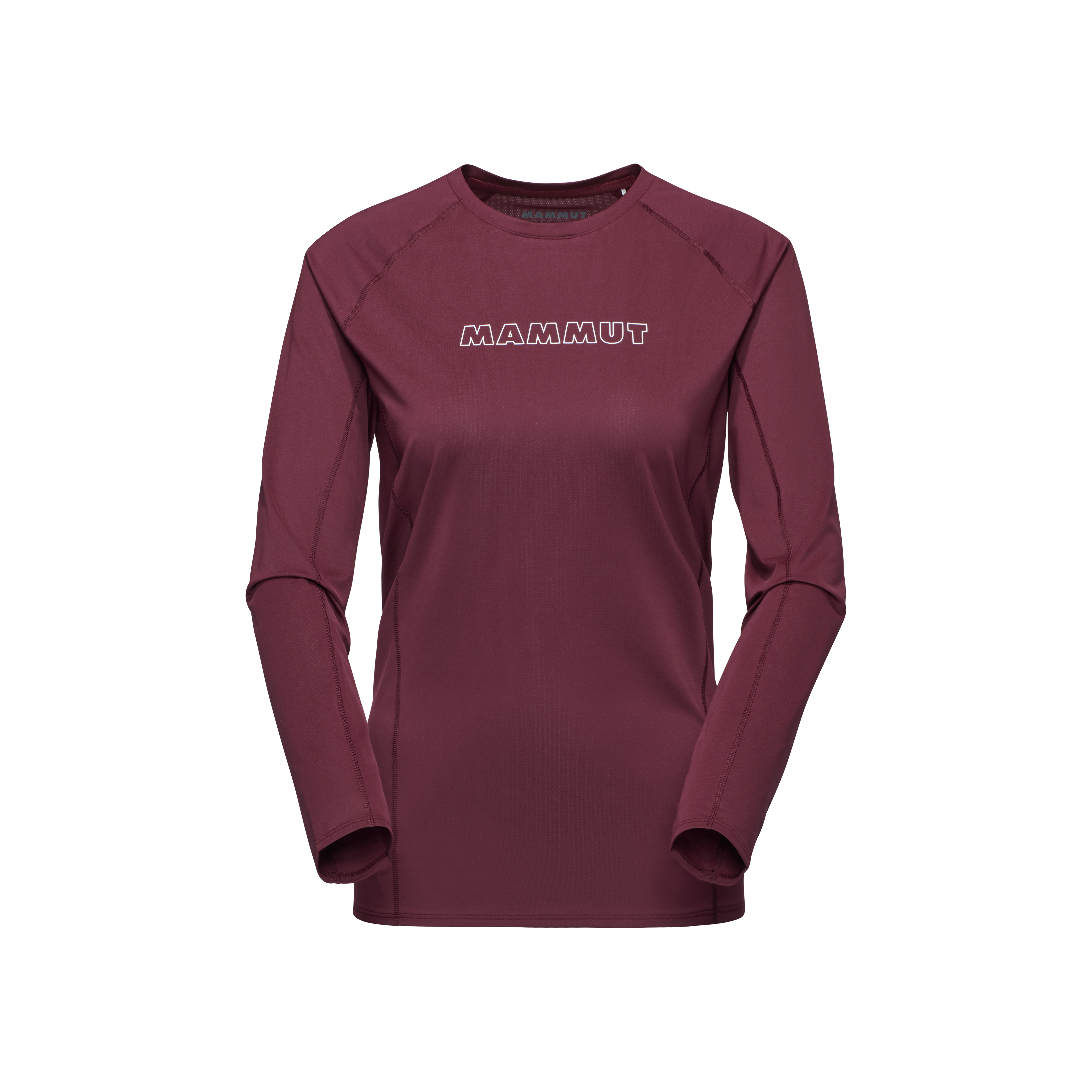 Mammut Selun FL Longsleeve Women Logo, vin - Vin - Thumbnail