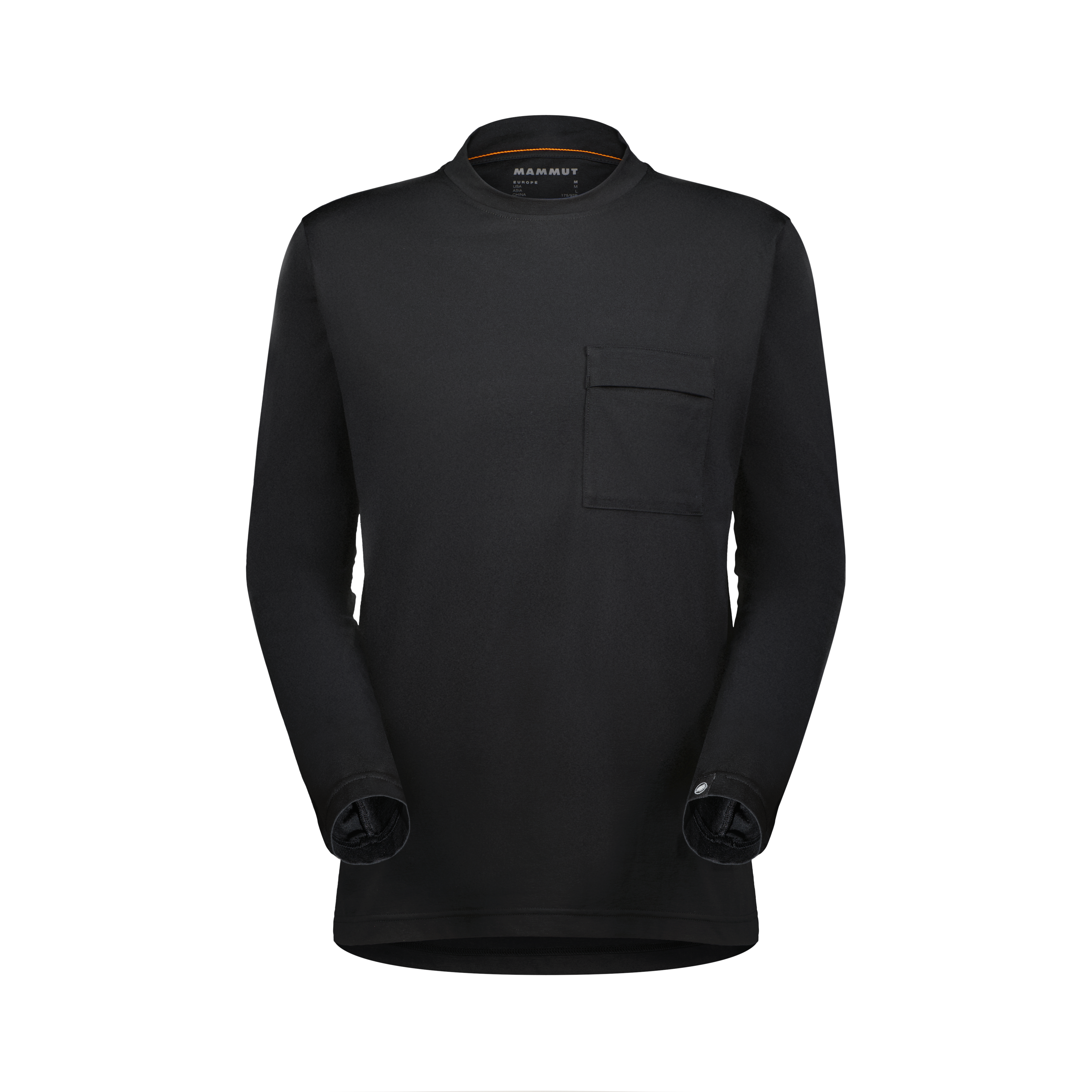 Mammut Urban QD Longsleeve T-Shirt AF Men, black - Black - Thumbnail