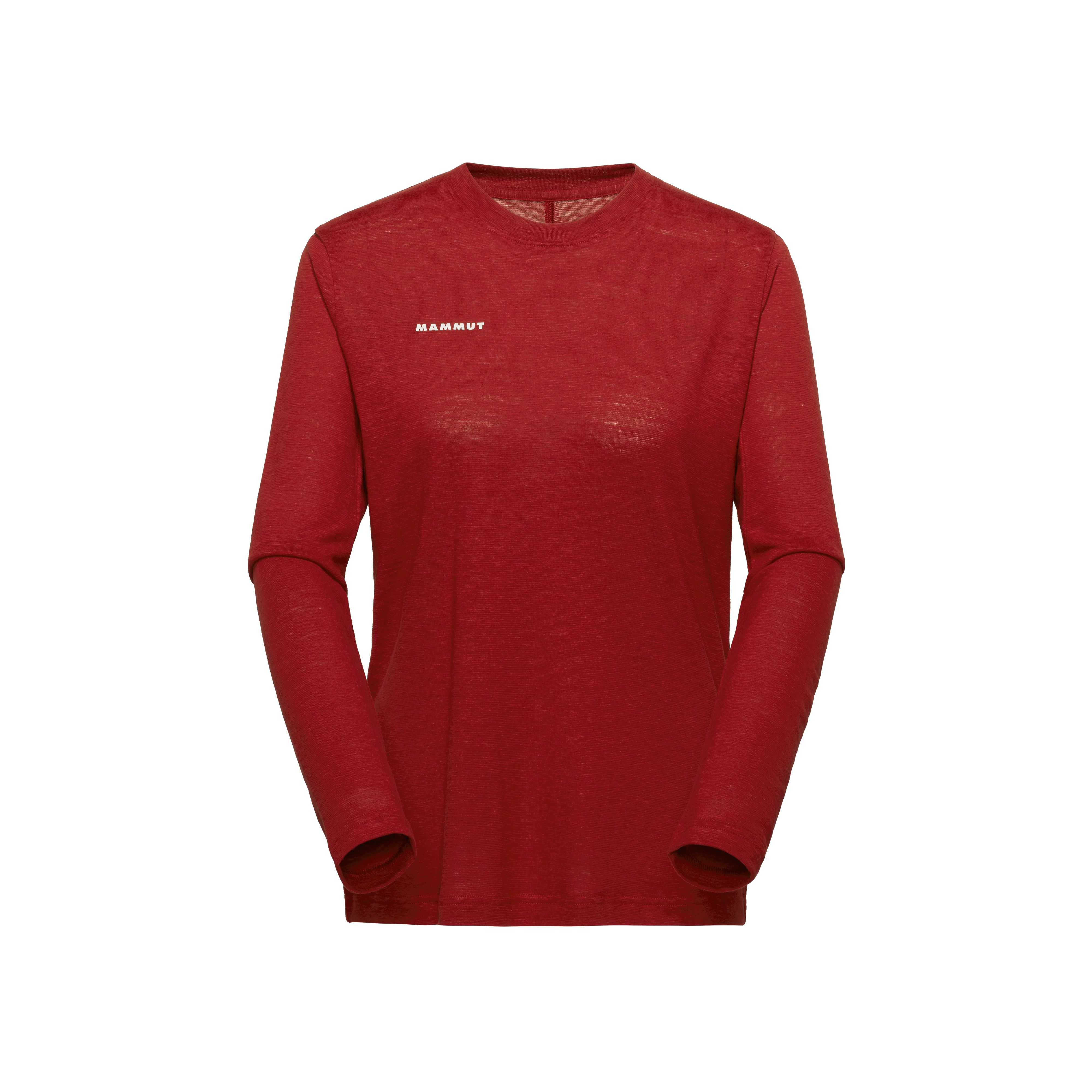 Mammut Massone Light Longsleeve Women, dark mammut red - Dark mammut red - Thumbnail