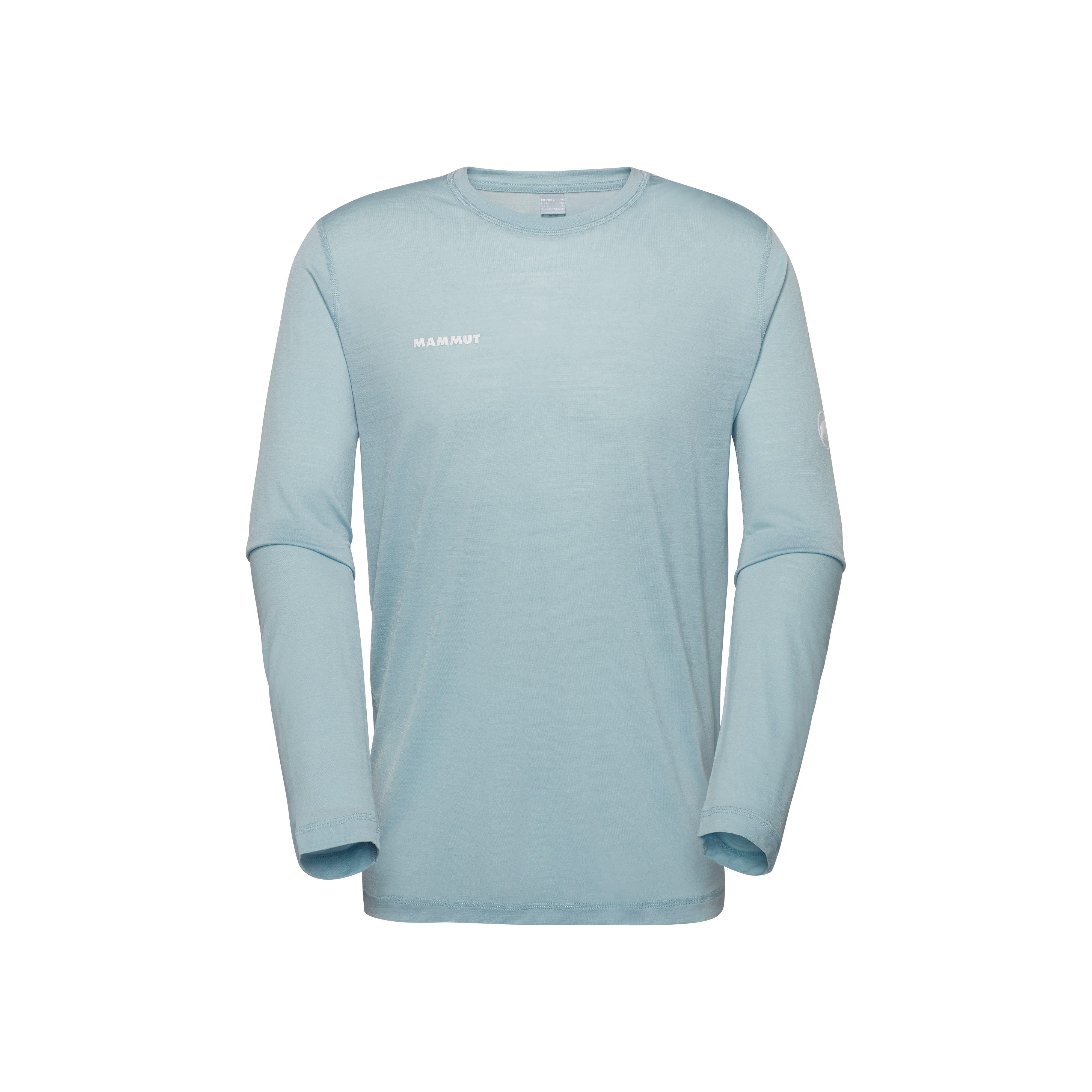 Mammut Tree Wool FL Longsleeve Men - nebla, S - Nebla - Thumbnail