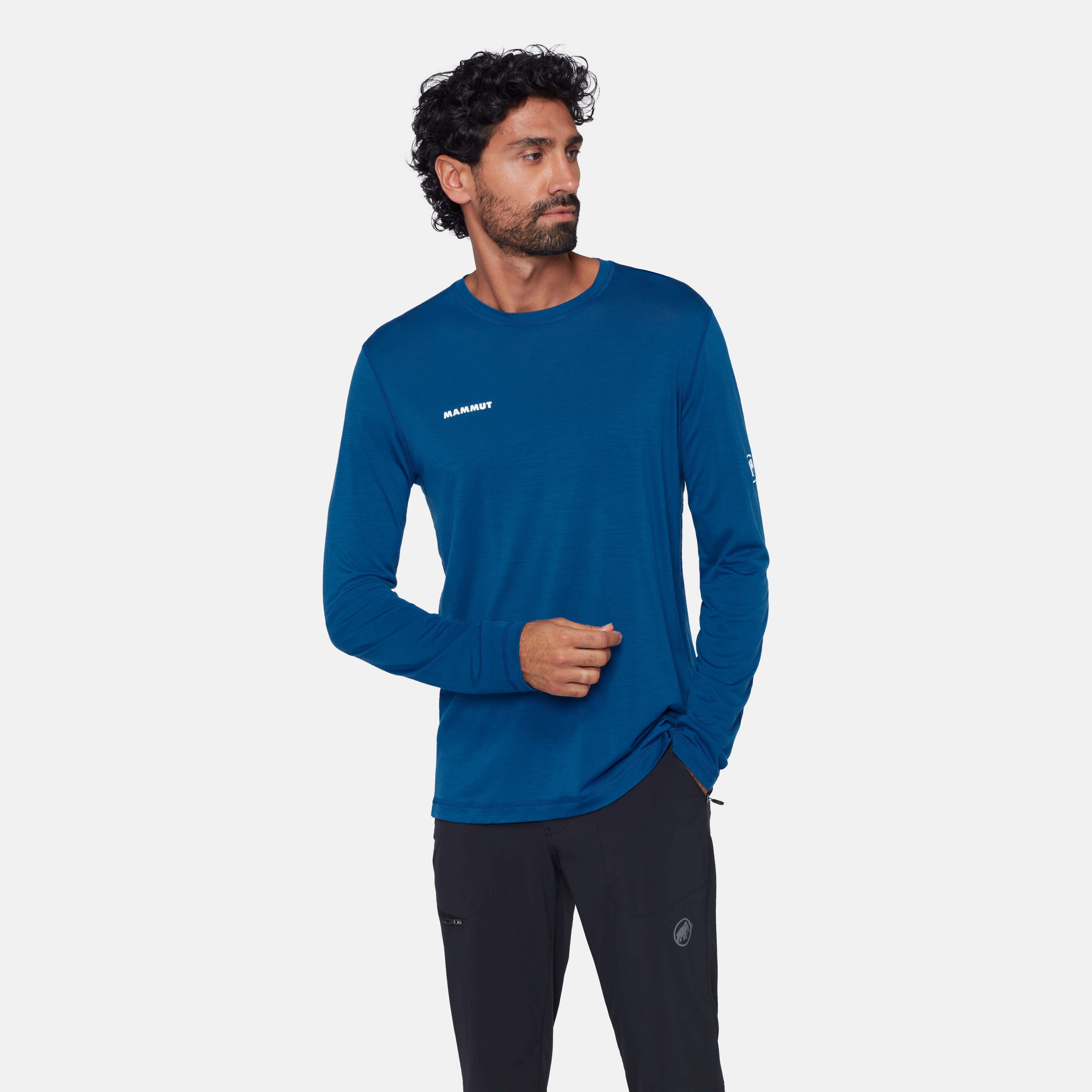 Mammut Tree Wool FL Longsleeve Men, tschiel - Tschiel