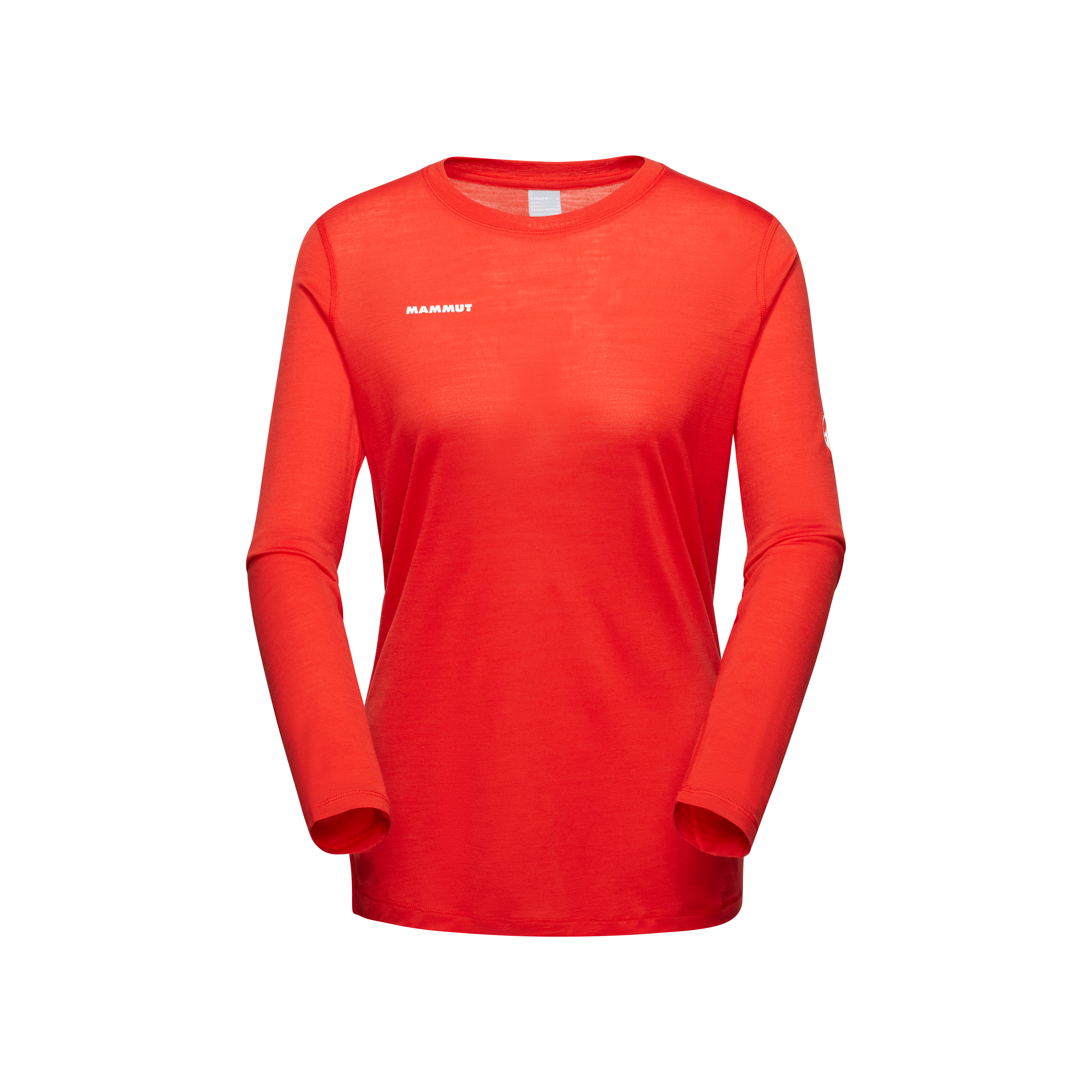 Mammut Tree Wool FL Longsleeve Women, mammut red - Mammut red - Thumbnail
