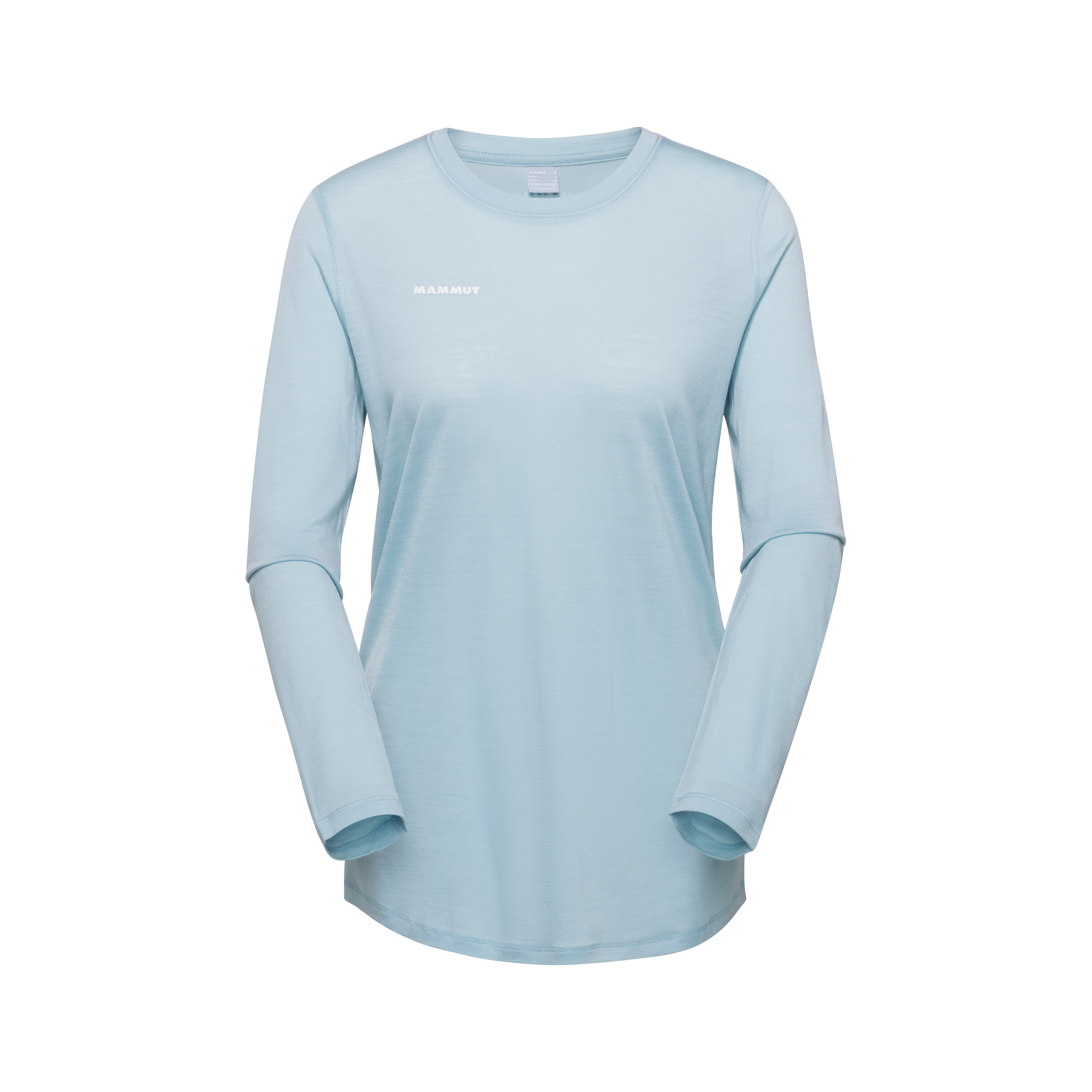 Mammut Tree Wool FL Longsleeve Women, nebla - Nebla - Thumbnail