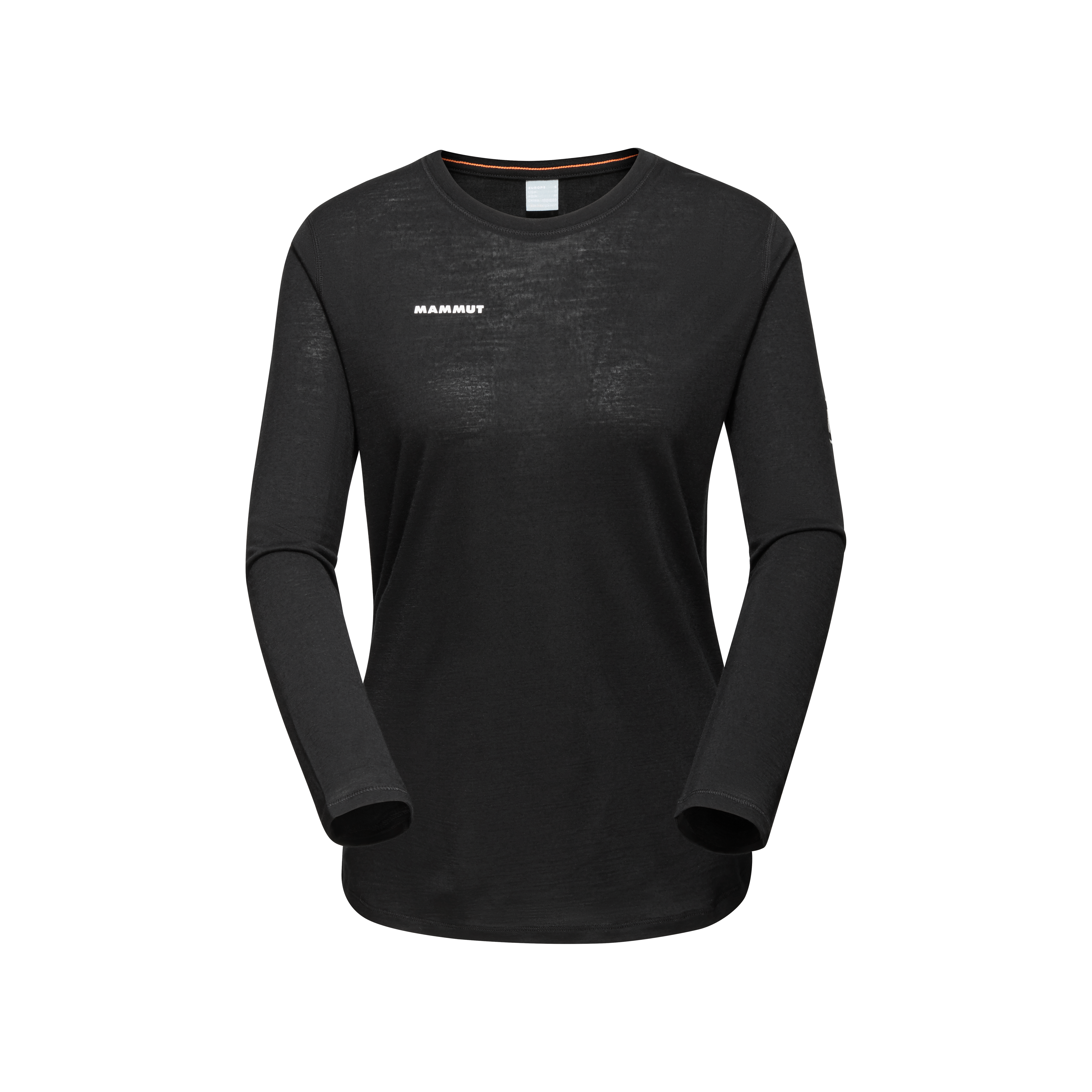 Mammut Tree Wool FL Longsleeve AF Women, black - Black - Thumbnail