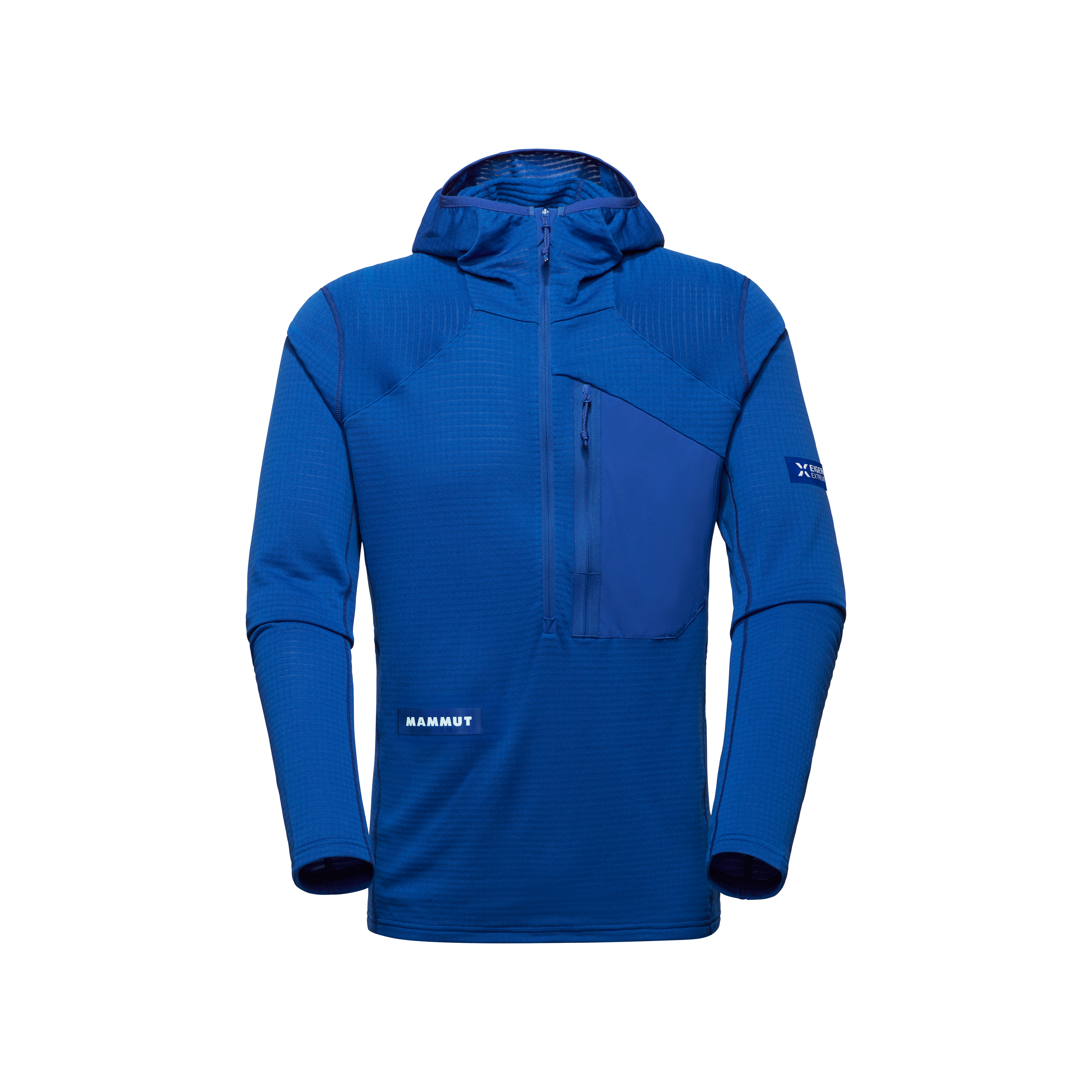 Mammut Eiger Nordwand Advanced FL Half Zip Hoodie Men, eiger blue - Eiger blue - Thumbnail