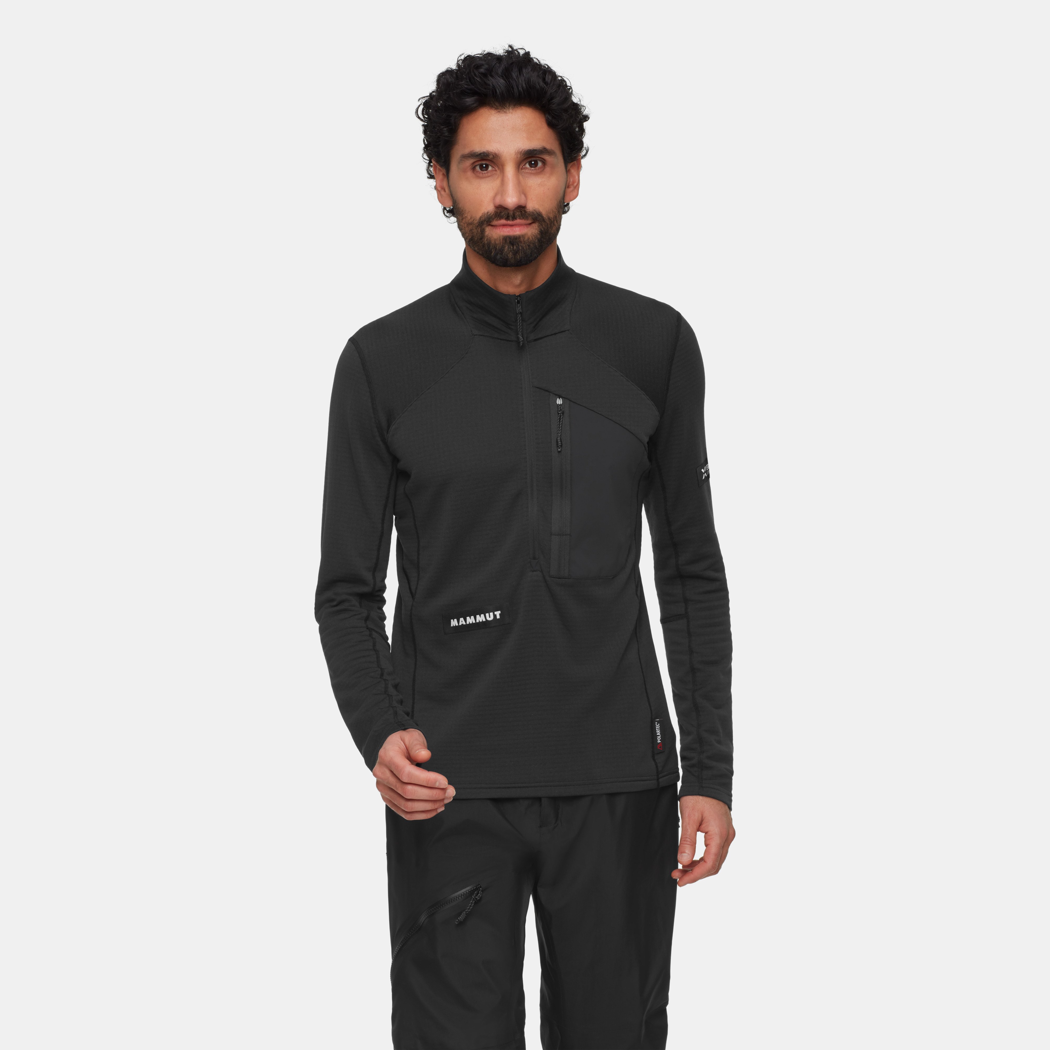 Mammut Eiger Nordwand Advanced FL Half Zip Pull Men, black - Black