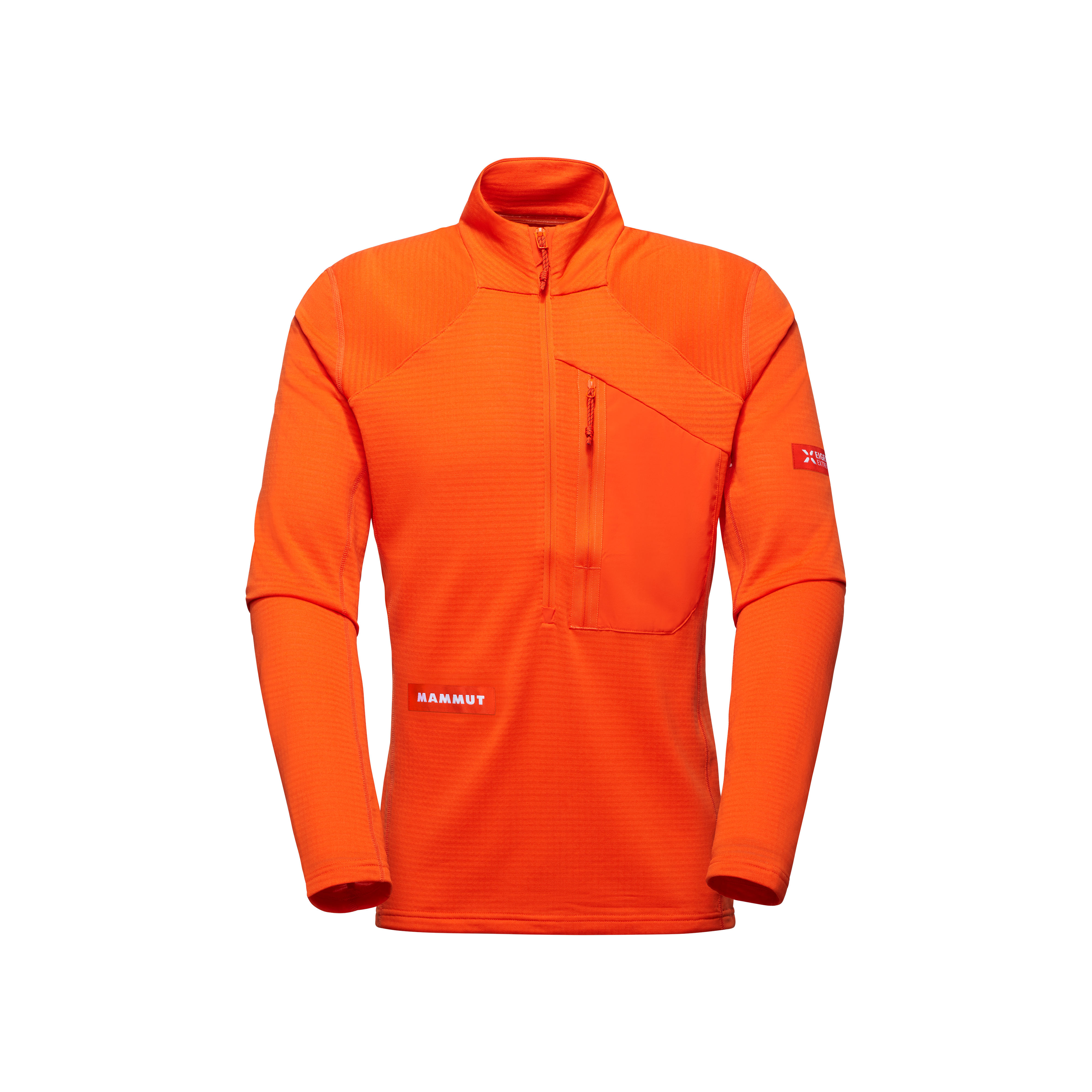 Mammut Eiger Nordwand Advanced FL Half Zip Pull Men, eiger orange - Eiger orange - Thumbnail