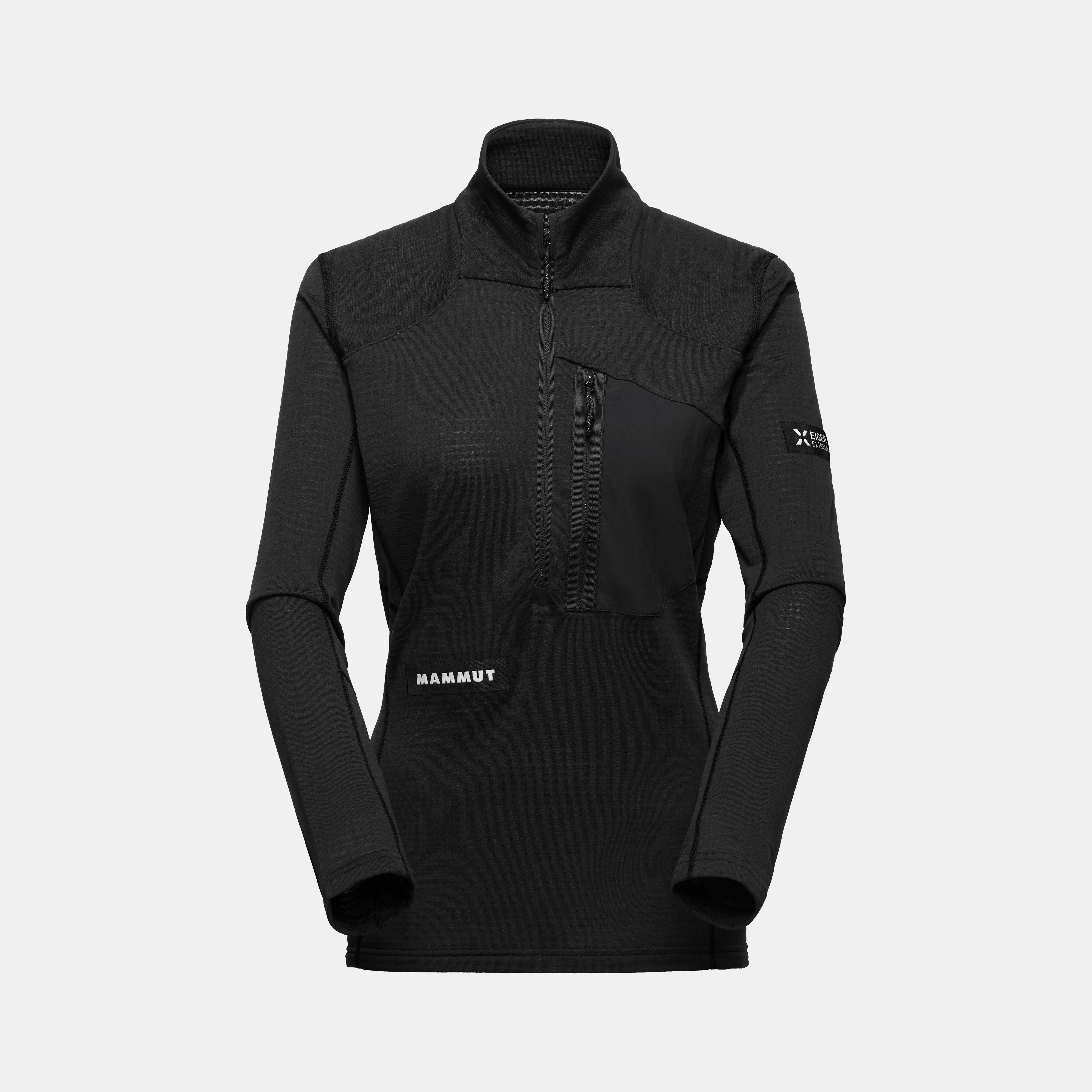 Mammut Eiger Nordwand Advanced FL Half Zip Pull Women, black - Black