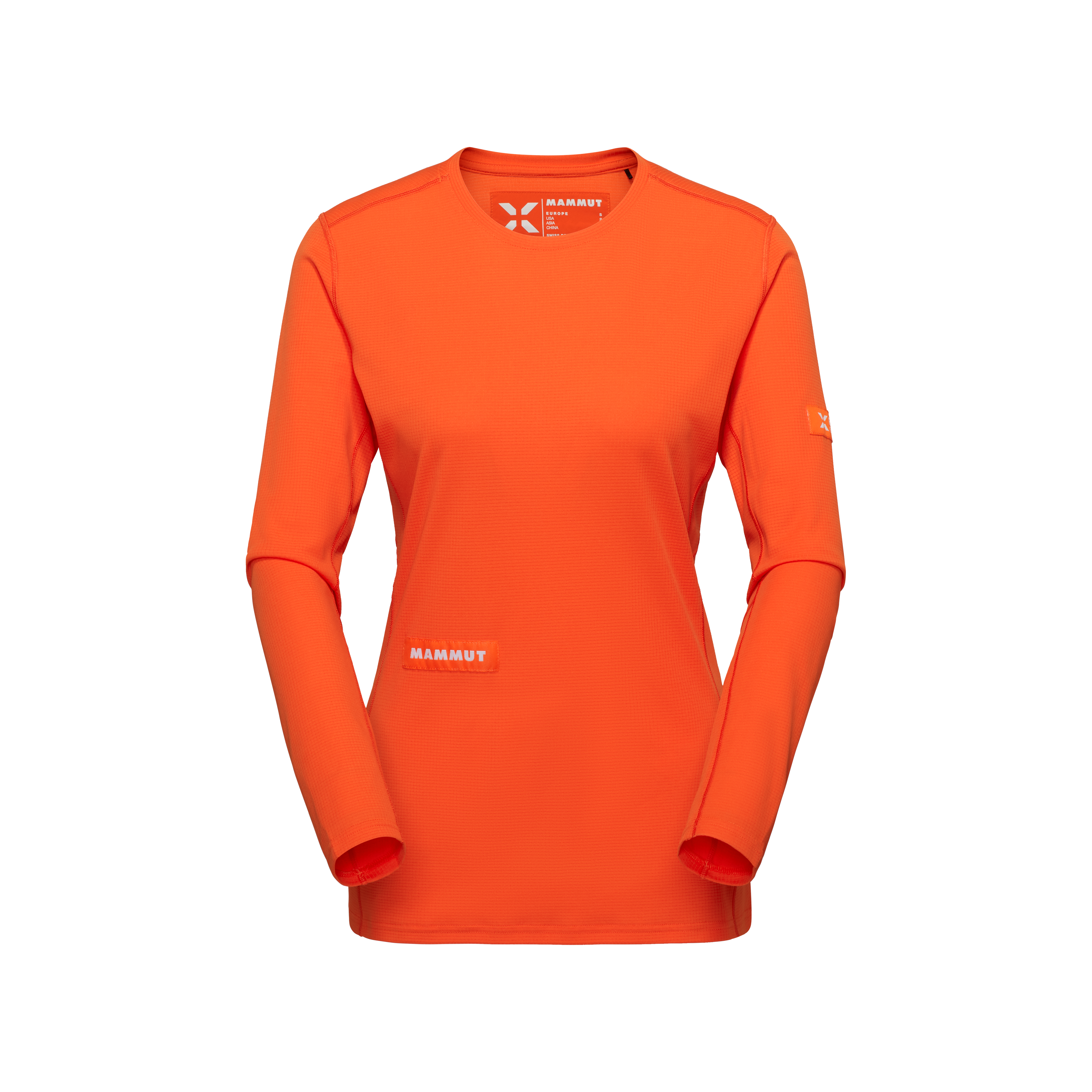 Mammut Eiger Nordwand FL Longsleeve Women, eiger orange - Eiger orange - Thumbnail