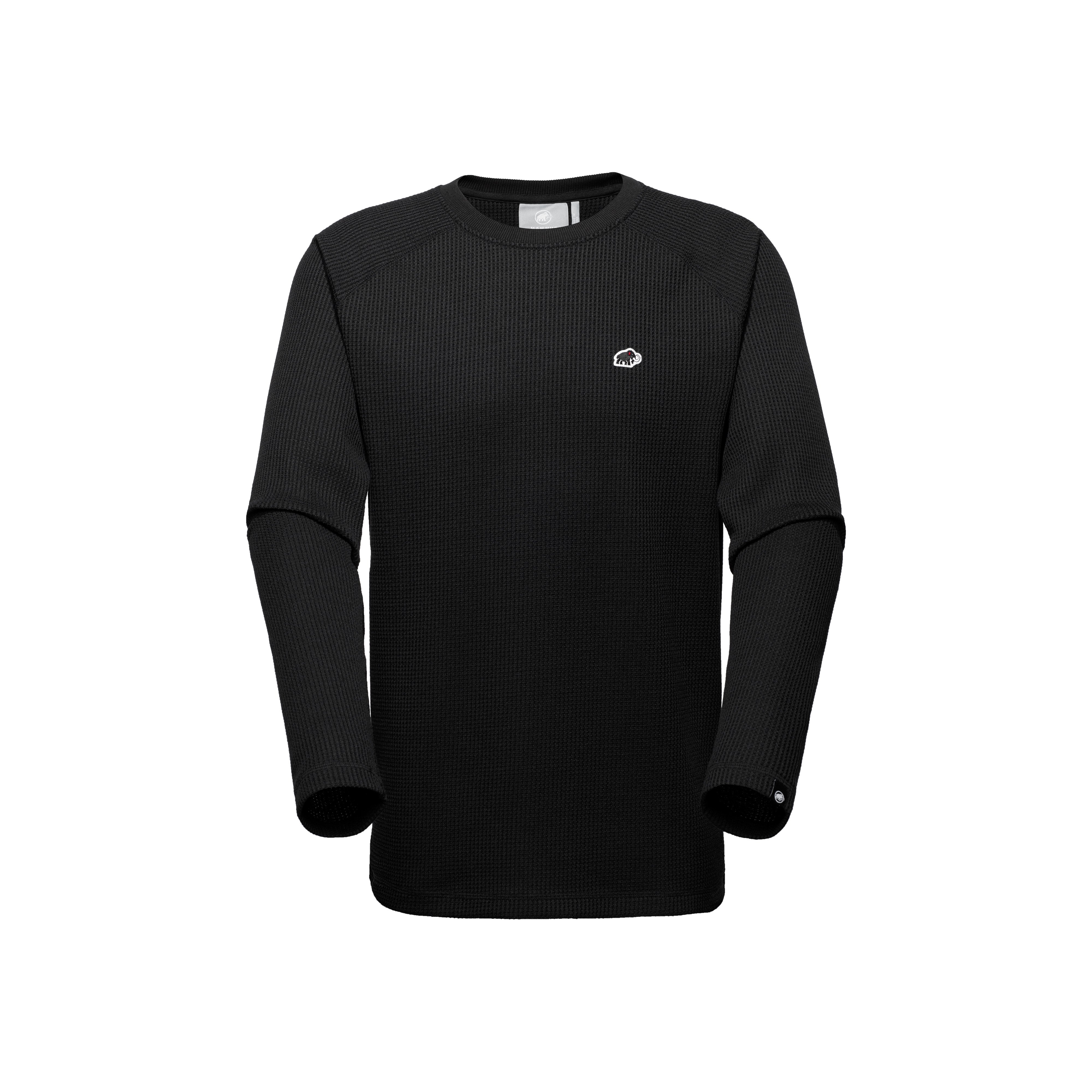 Mammut Waffle Longsleeve AF - Black/Off white/Marine/Soil/Marsh - Thumbnail