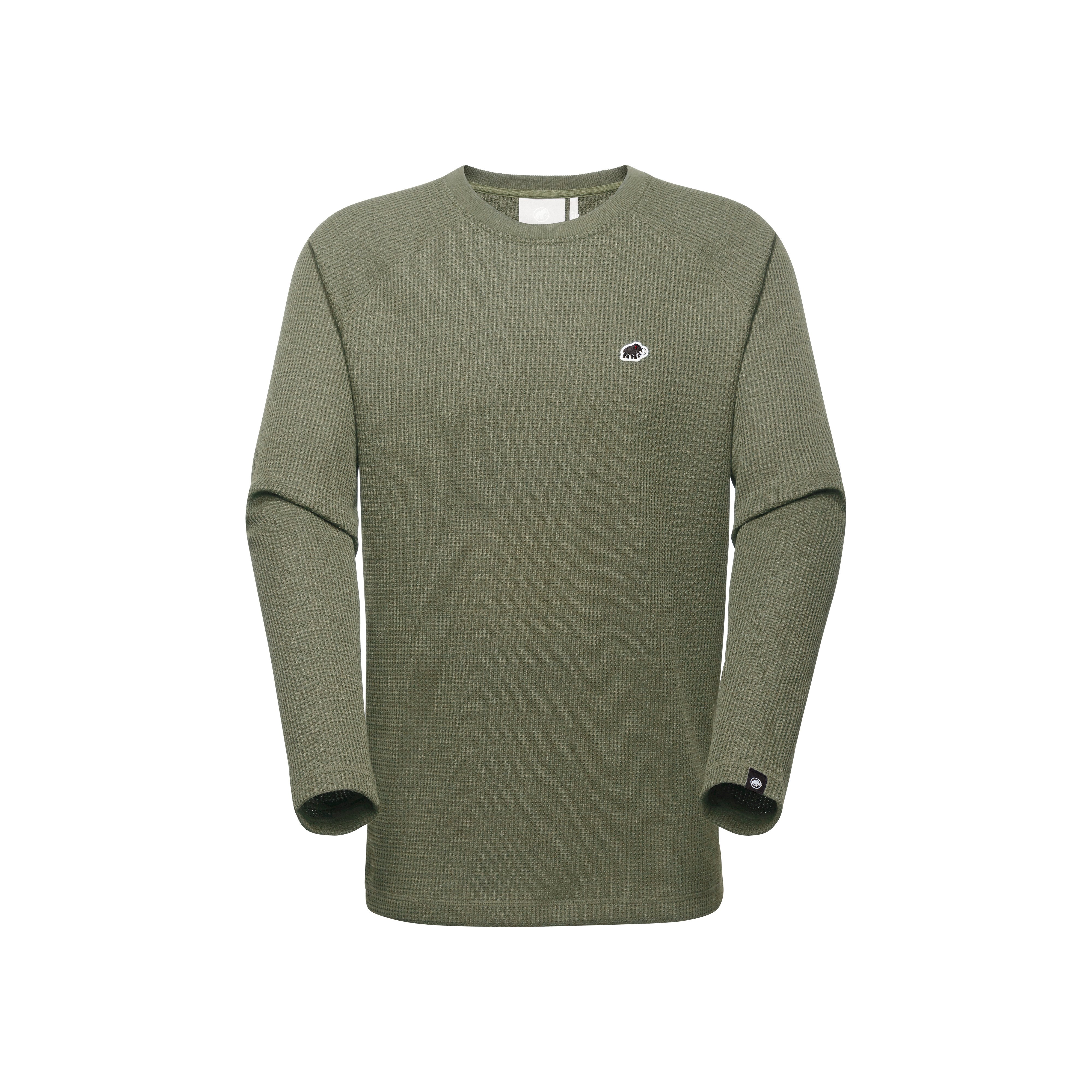 Mammut Waffle Longsleeve AF - Black/Off white/Marine/Soil/Marsh - Thumbnail