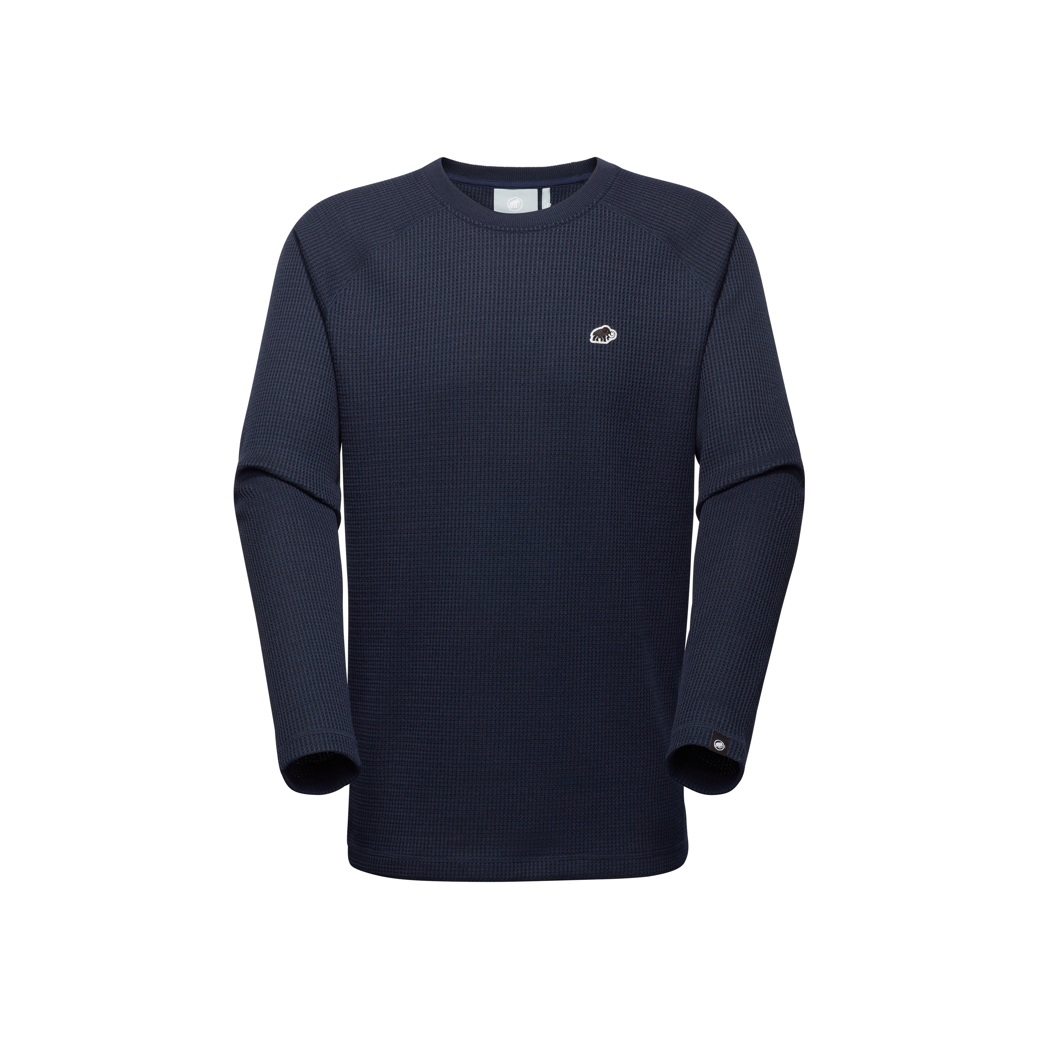 Mammut Waffle Longsleeve AF - Black/Off white/Marine/Soil/Marsh - Thumbnail