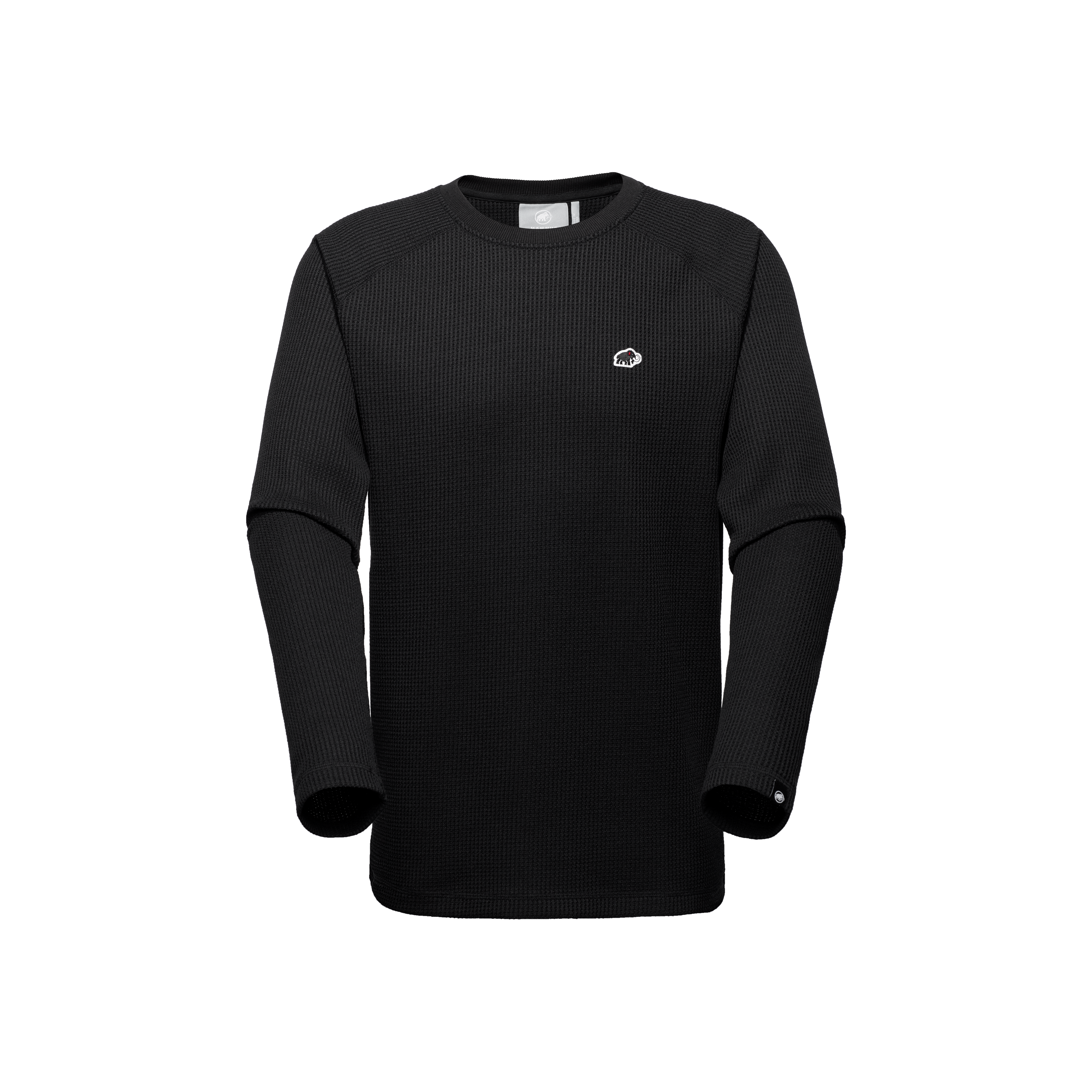 Mammut Waffle Longsleeve, black - Black - Thumbnail