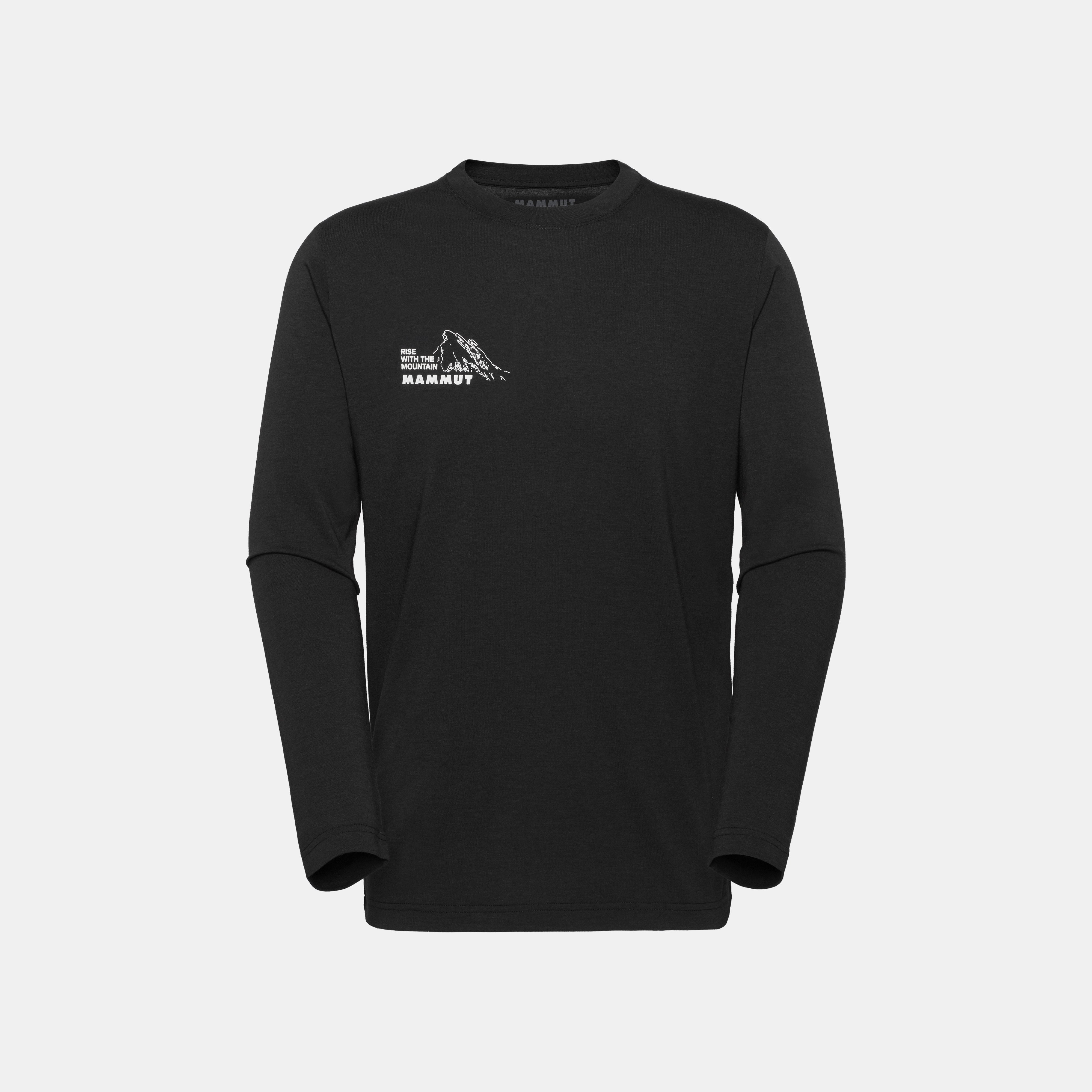 Mammut Mountain Longsleeve T-Shirt Men Bluemlisalphorn, black - Black