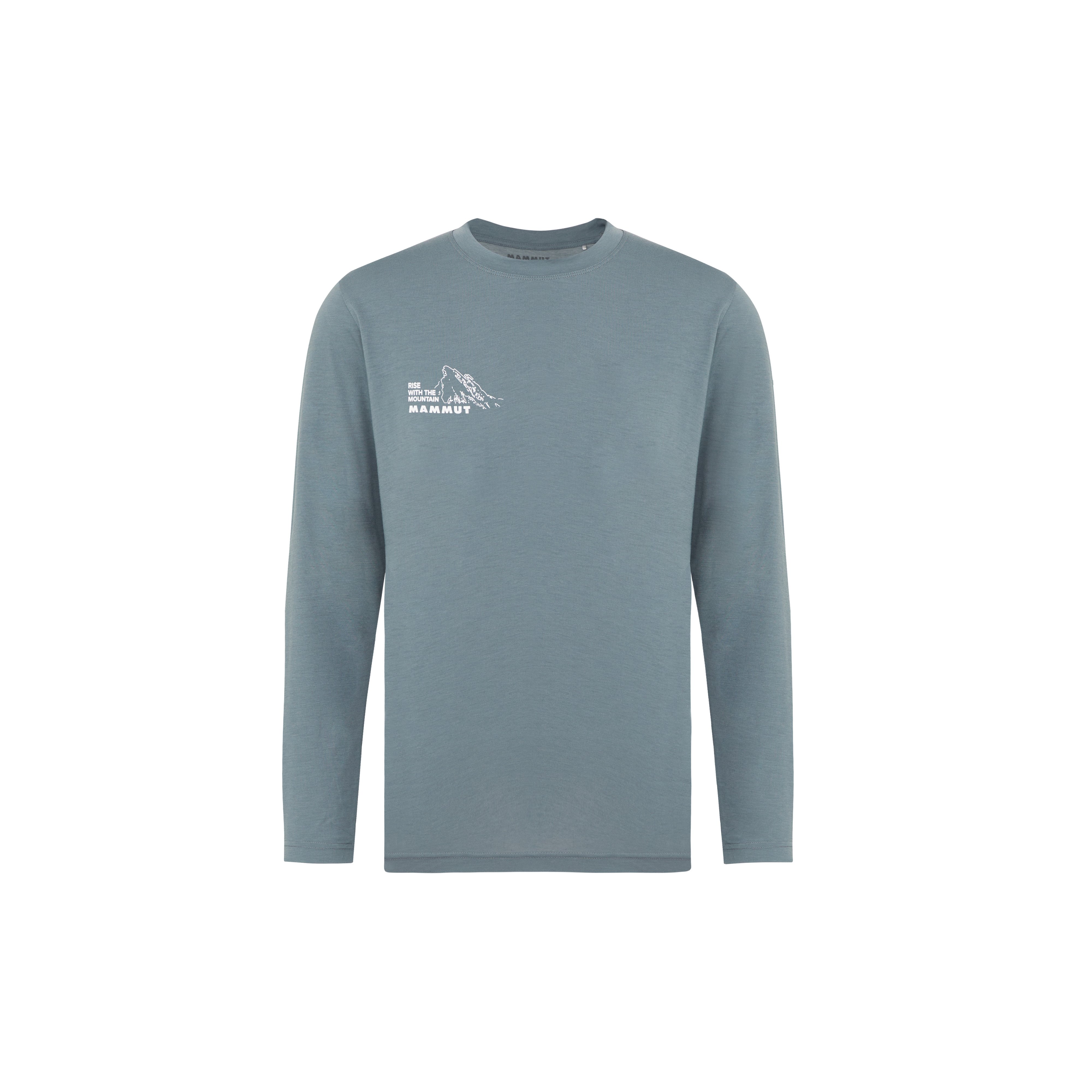 Mammut Mountain Longsleeve T-Shirt Men Bluemlisalphorn - Black/White/Strata/Acacia/Mammut red/Nebla/Tschiel - Thumbnail
