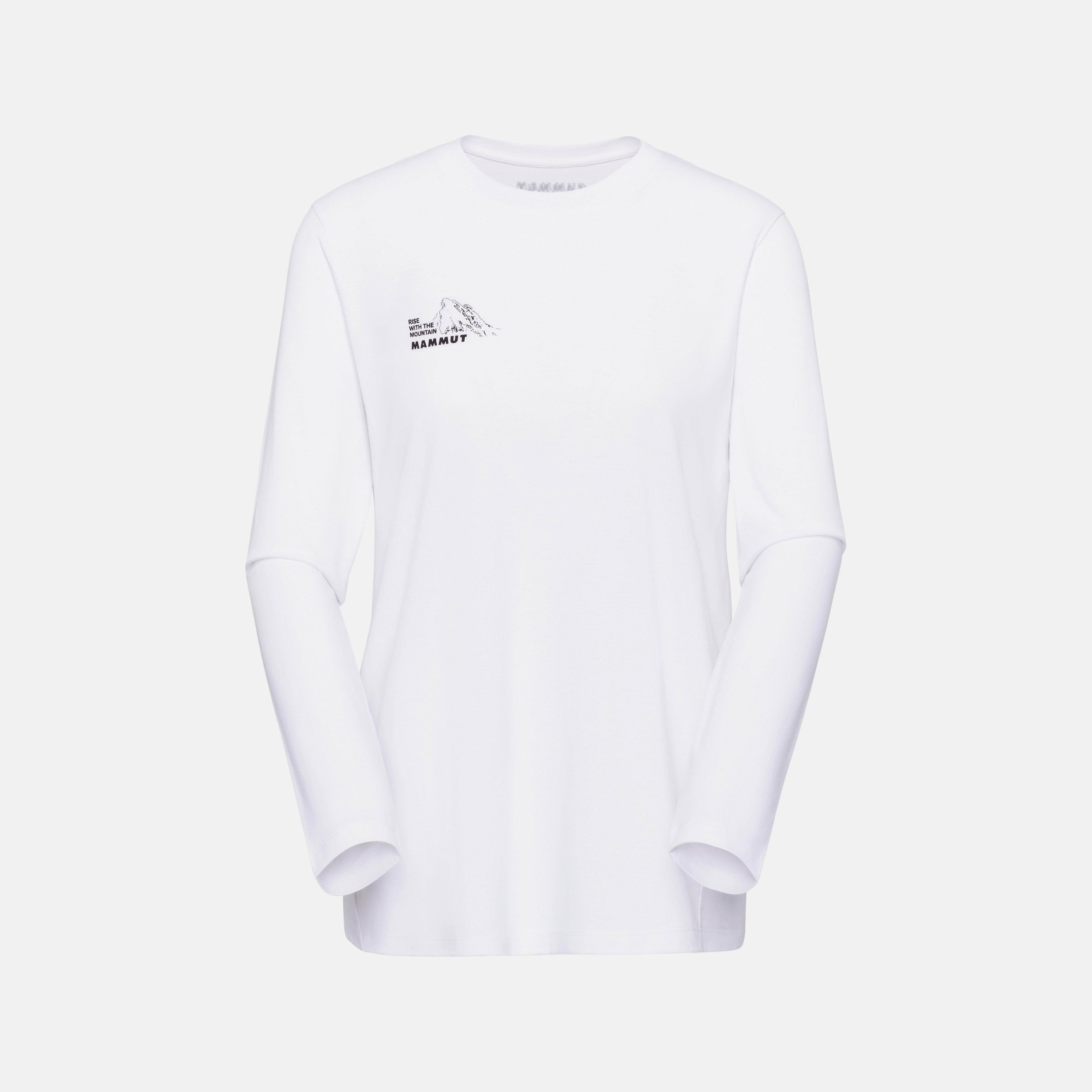Mammut Mountain Longsleeve T-Shirt Women Bluemlisalphorn, white - White