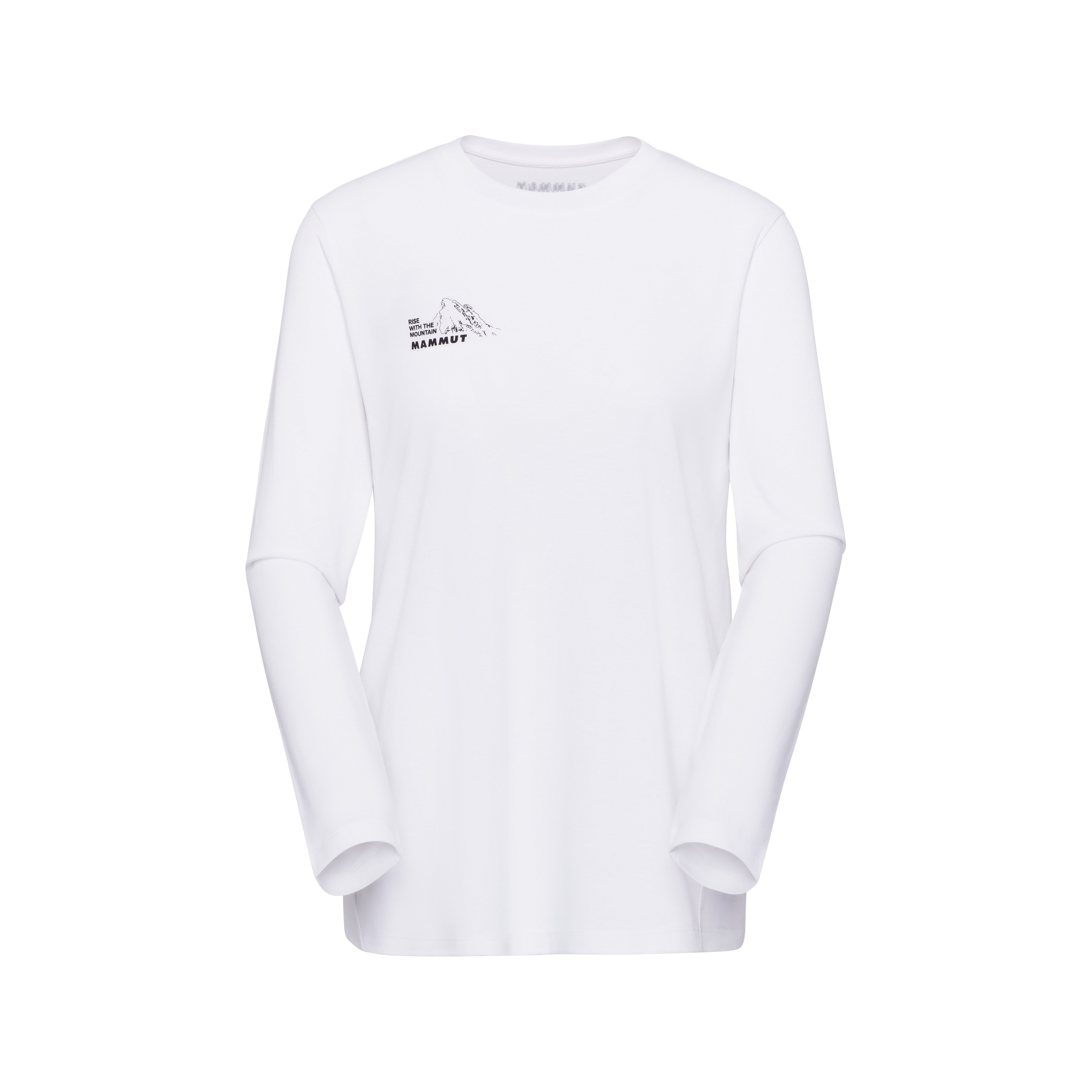 Mammut Mountain Longsleeve T-Shirt Women Bluemlisalphorn - Black/White/Acacia/Mammut red/Alpine calamint/ paloja/Tschiel - Thumbnail