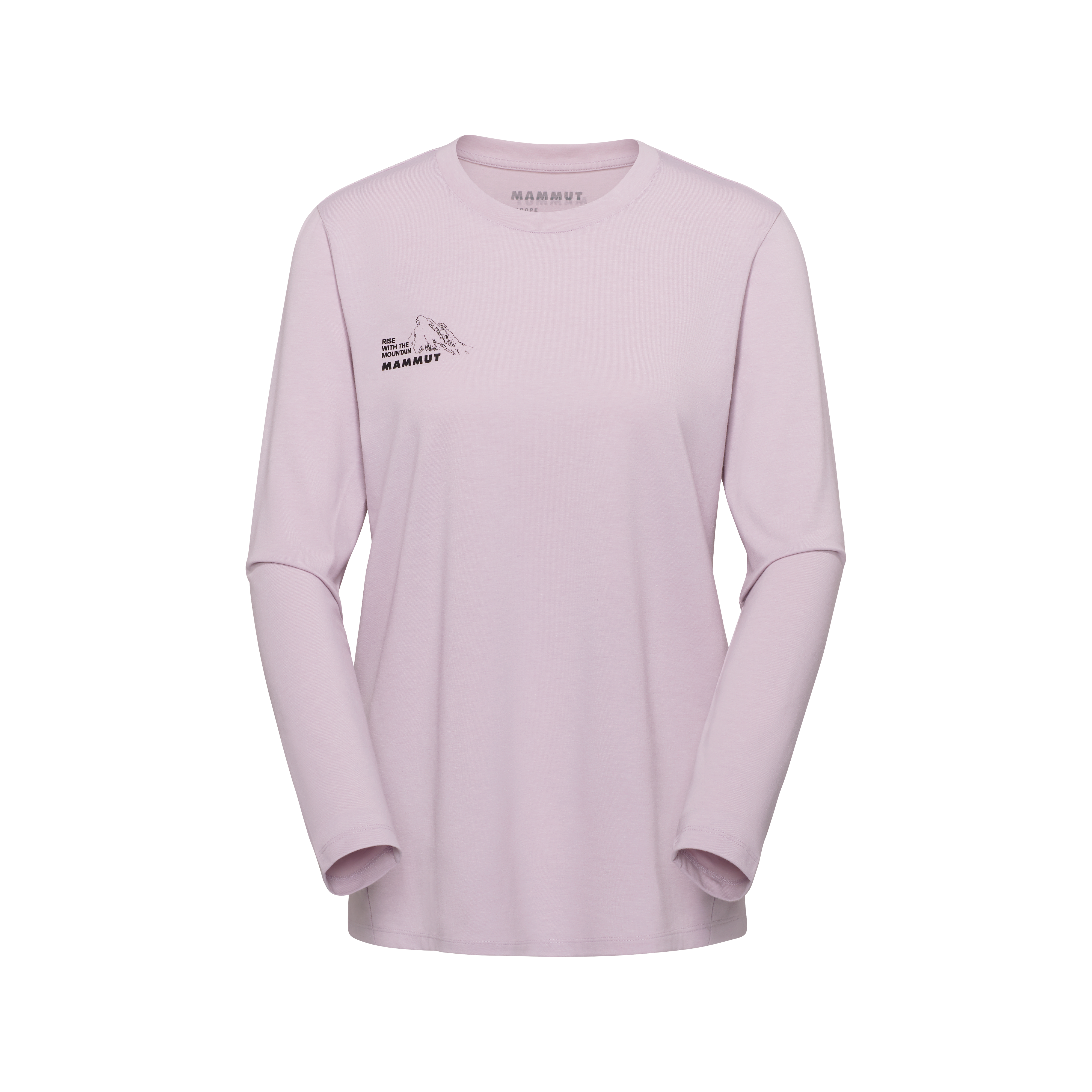 Mammut Mountain Longsleeve T-Shirt Women Bluemlisalphorn - Black/White/Acacia/Mammut red/Alpine calamint/ paloja/Tschiel