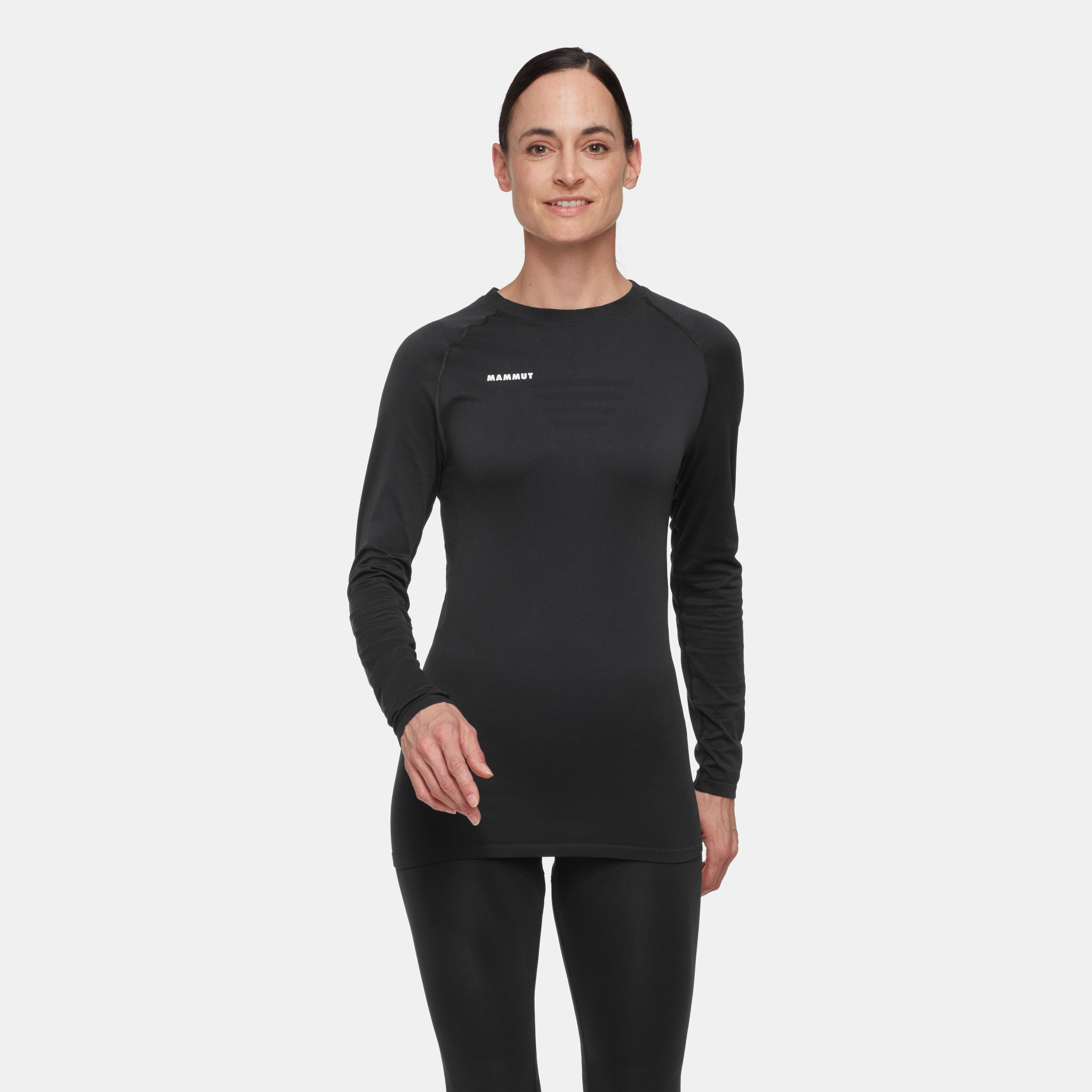 Mammut All-Mountain Seamless BL Longsleeve Mid Women, black - Black