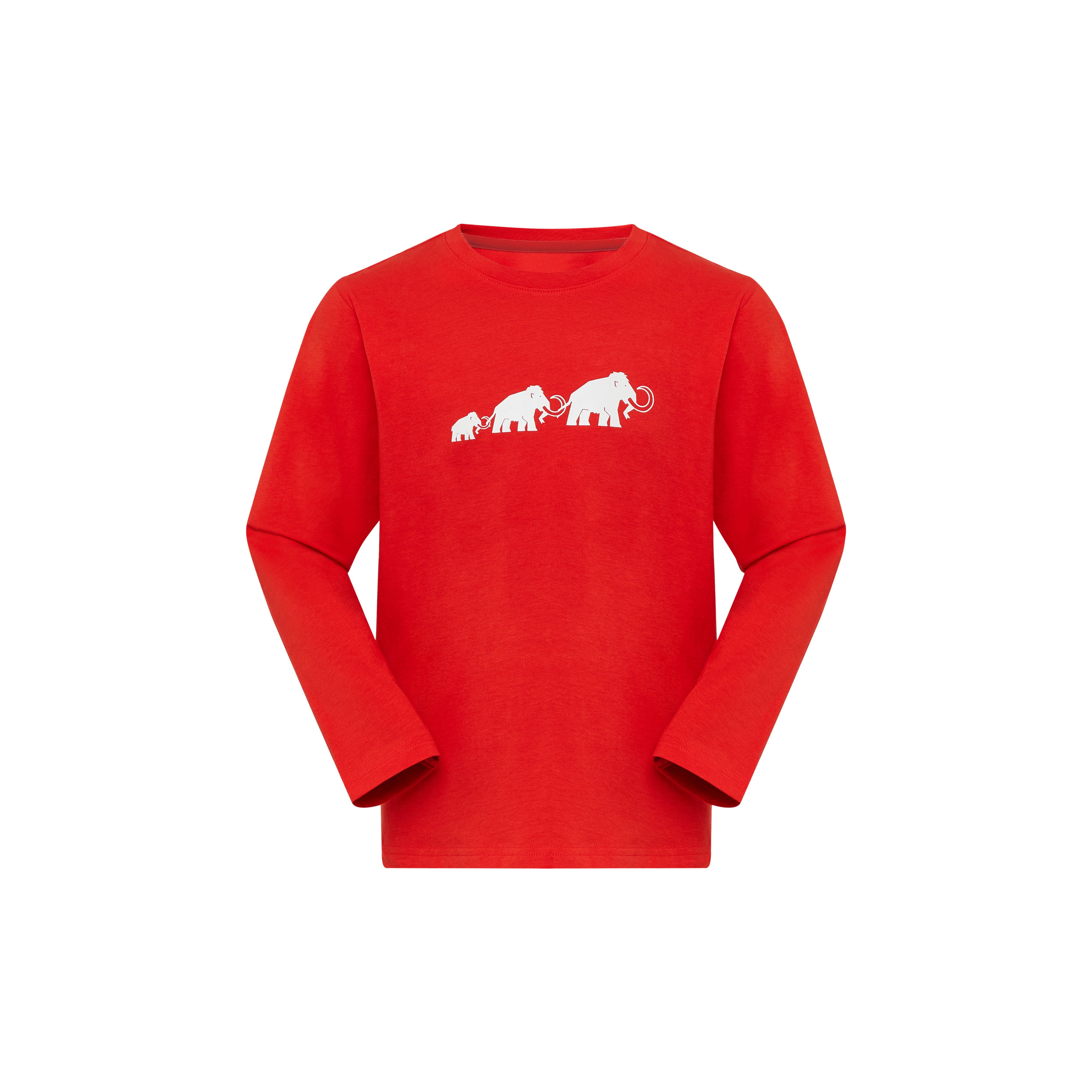 Mammut Mammut Core Longsleeve Kids Logo - Acacia/Mammut red/Dark mammut red/Marine/Lavandin/Willow - Thumbnail