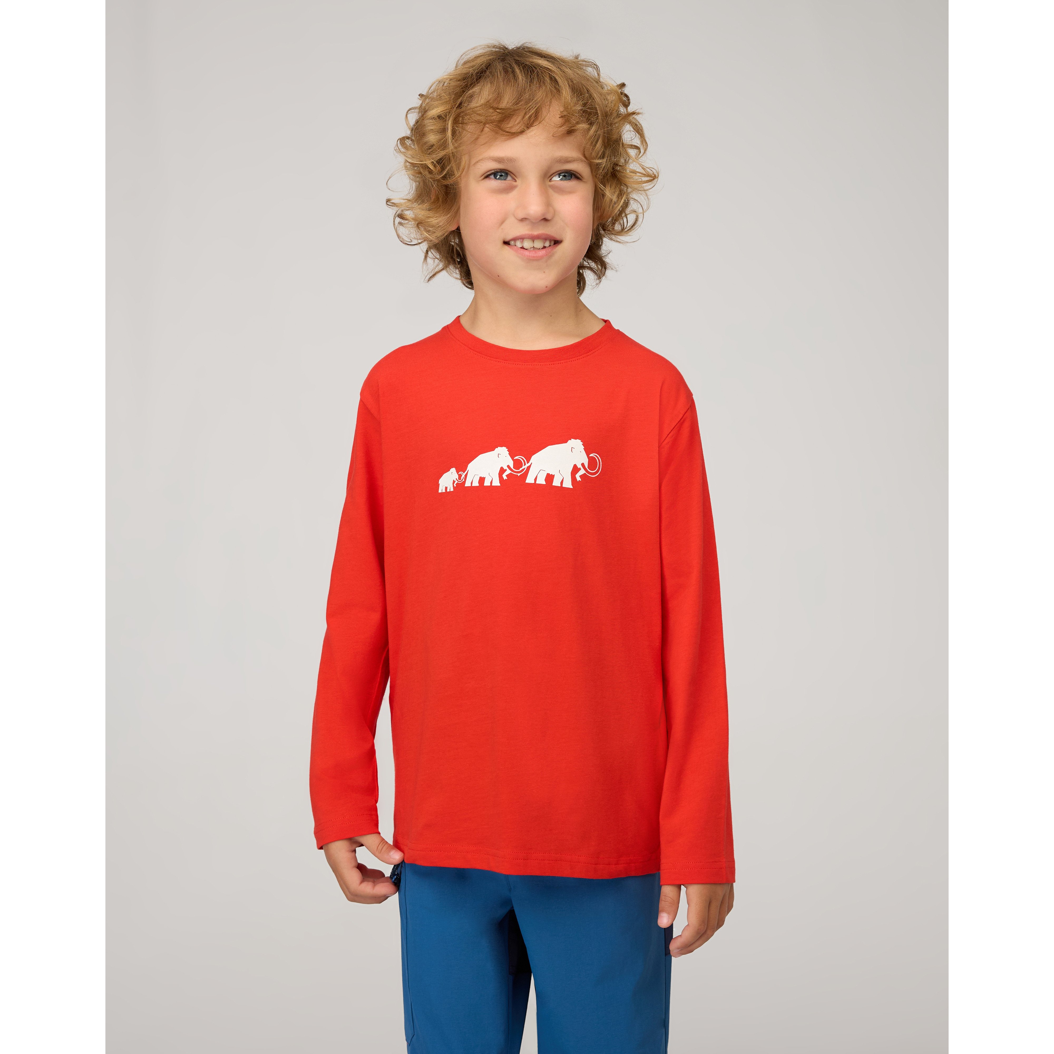 Mammut Mammut Core Longsleeve Kids Logo - mammut red, XL - Mammut red