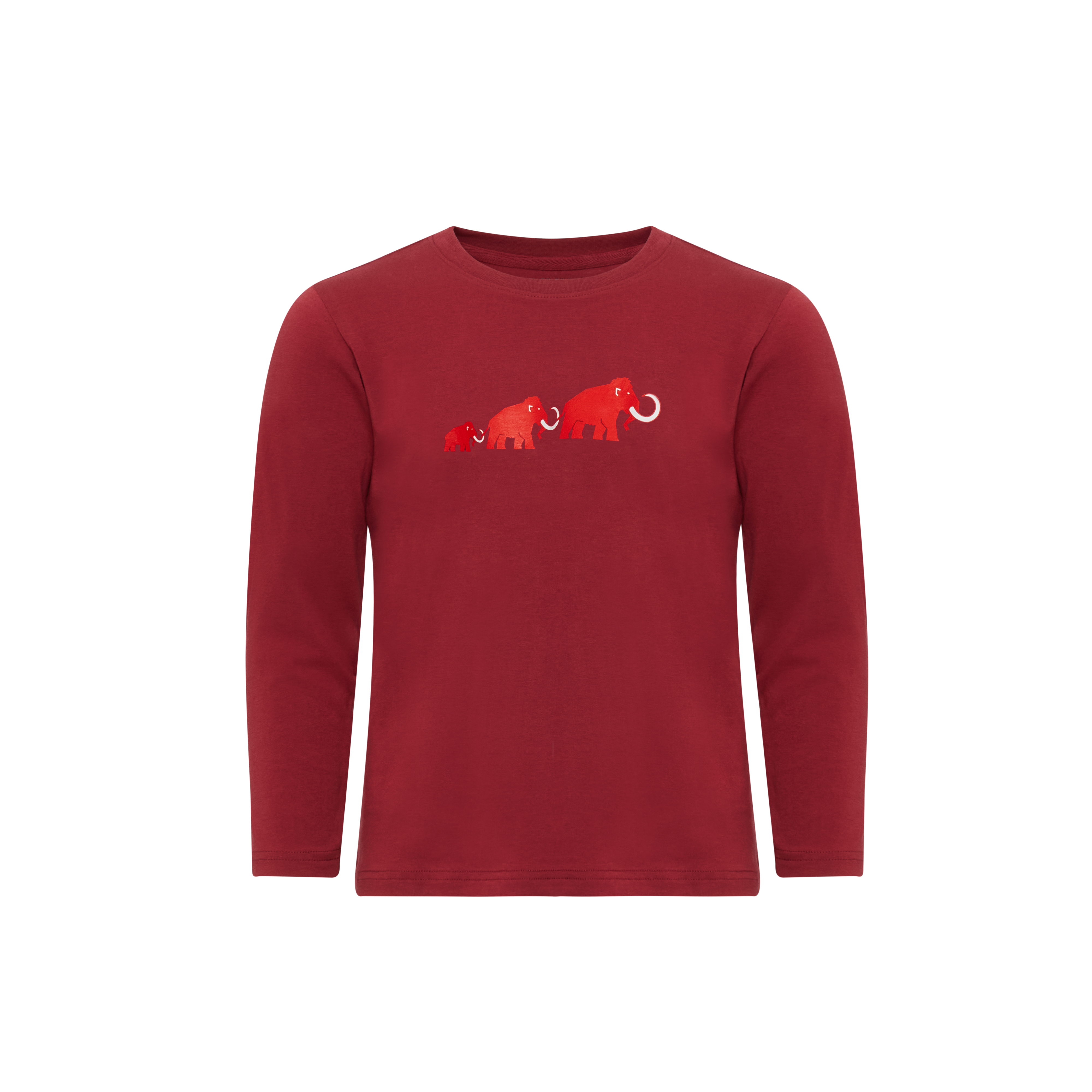 Mammut Mammut Core Longsleeve Kids Logo, dark mammut red - Dark mammut red