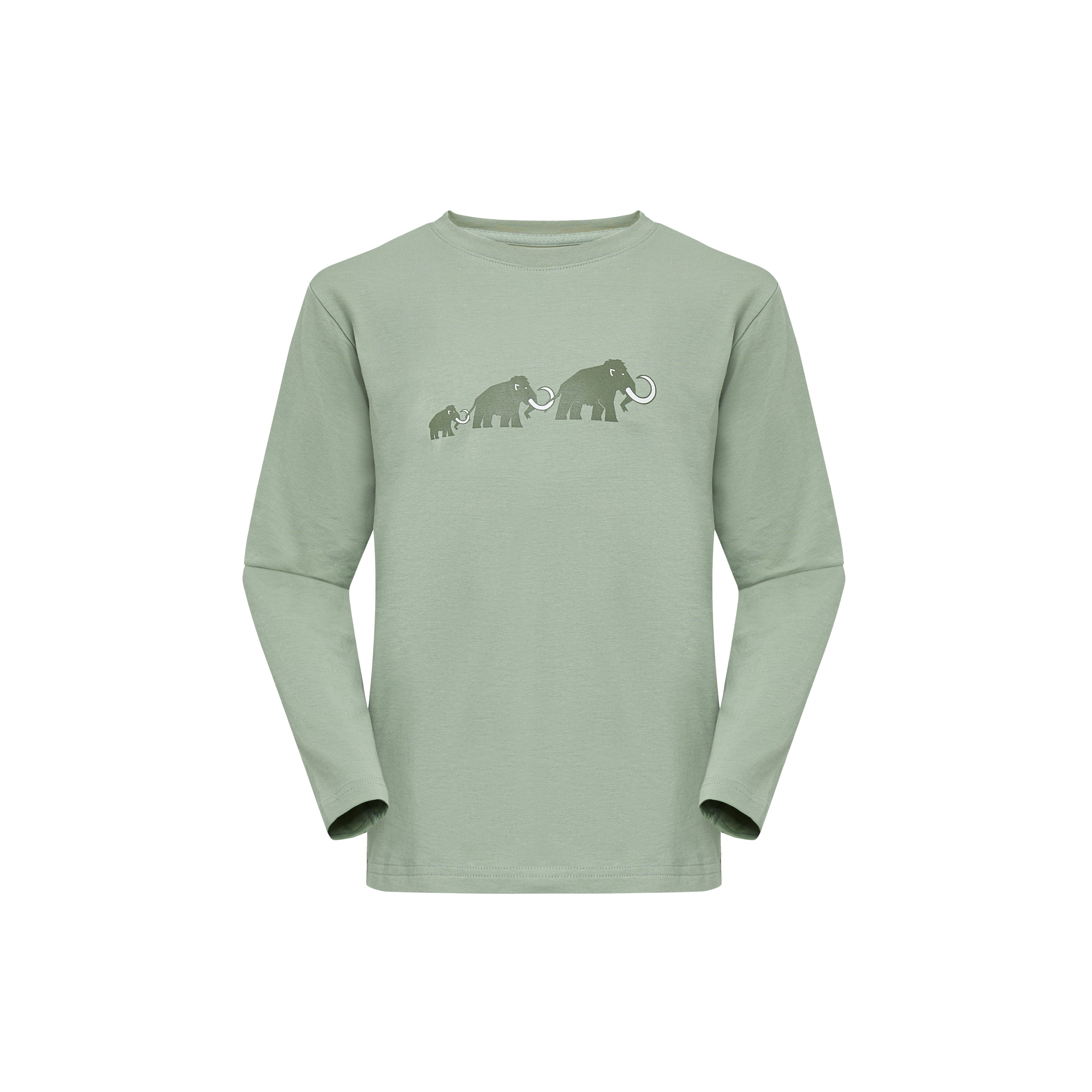 Mammut Mammut Core Longsleeve Kids Logo, willow - Willow - Thumbnail