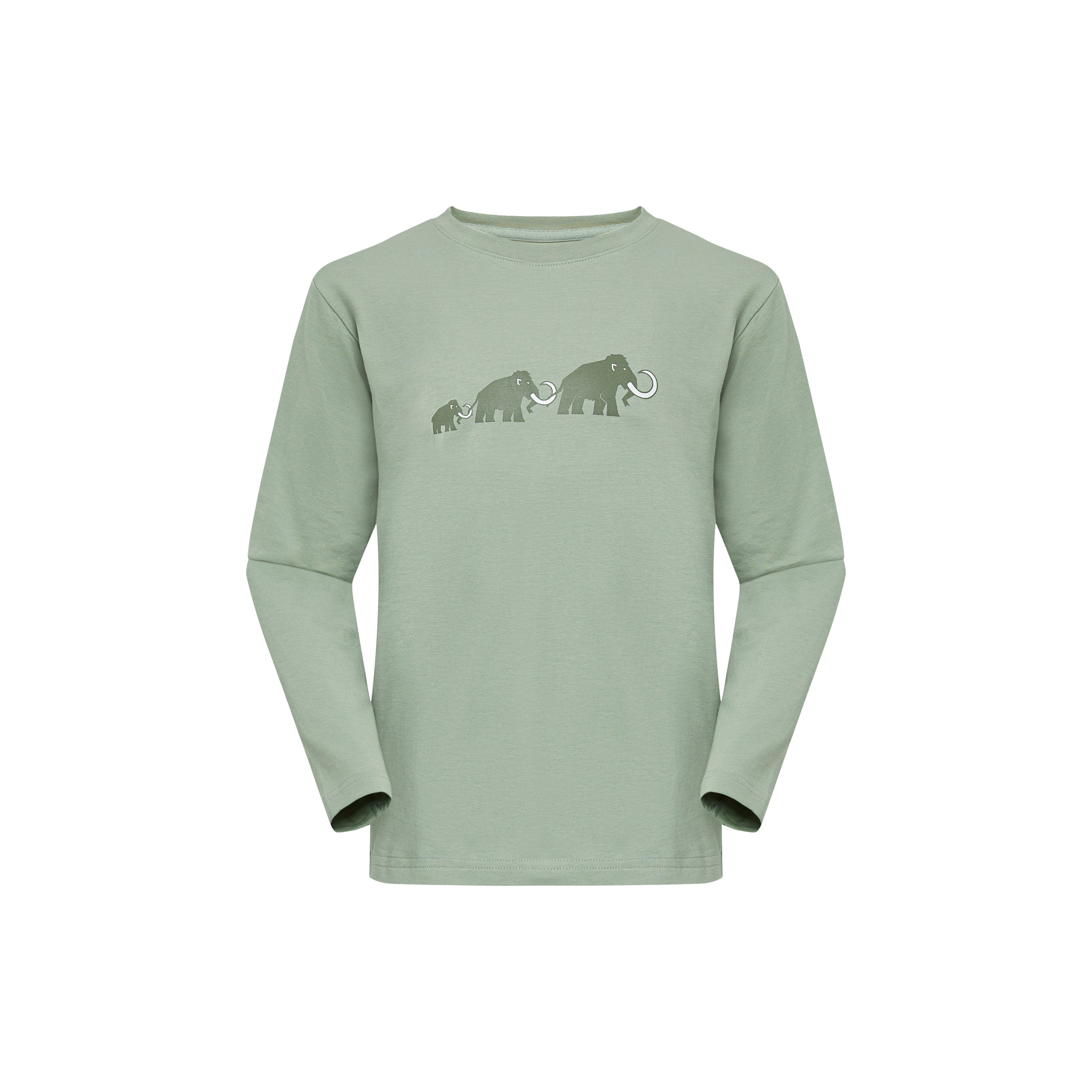 Mammut Mammut Core Longsleeve Kids Logo - Acacia/Mammut red/Dark mammut red/Marine/Lavandin/Willow - Thumbnail