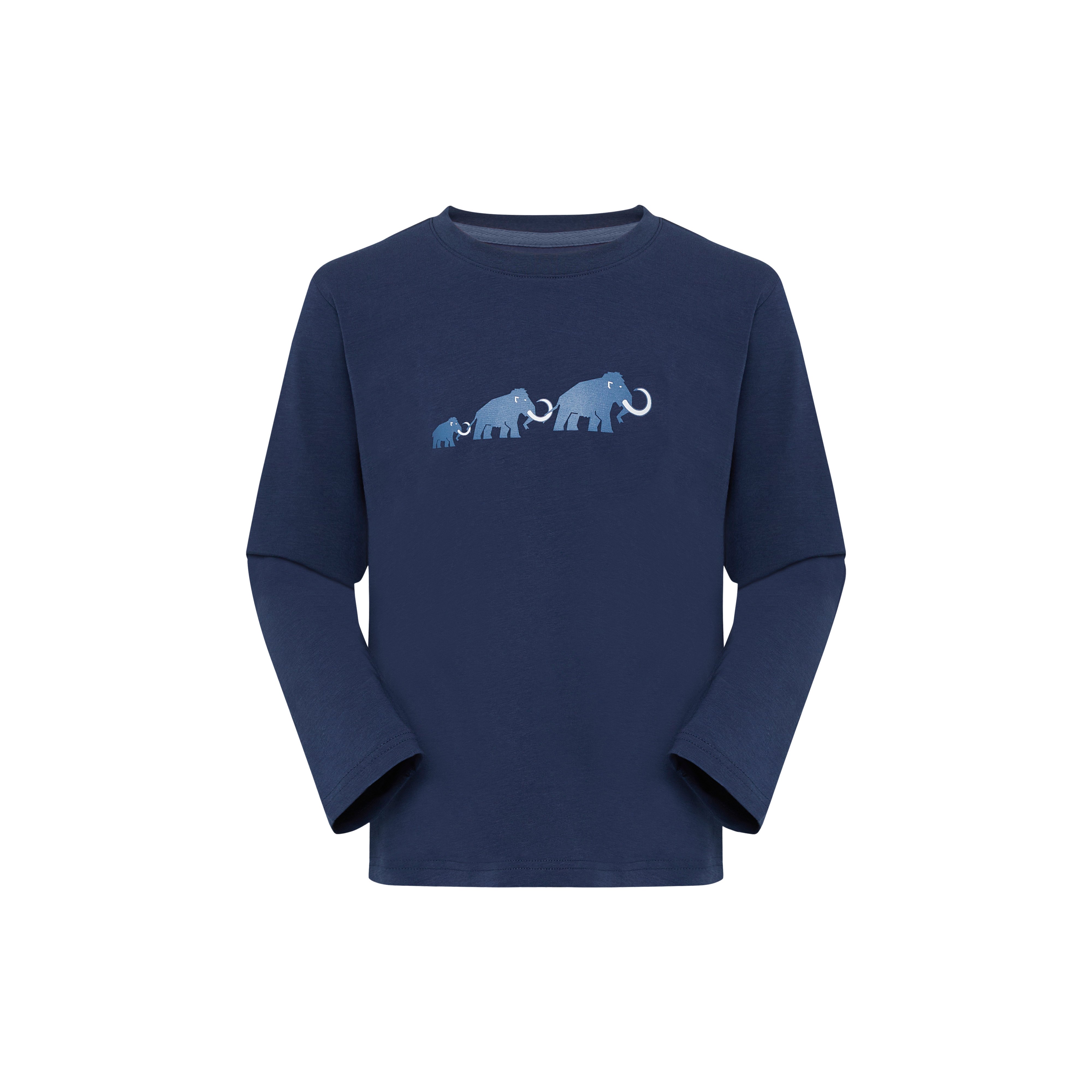 Mammut Mammut Core Longsleeve Kids Logo - Acacia/Mammut red/Dark mammut red/Marine/Lavandin/Willow - Thumbnail