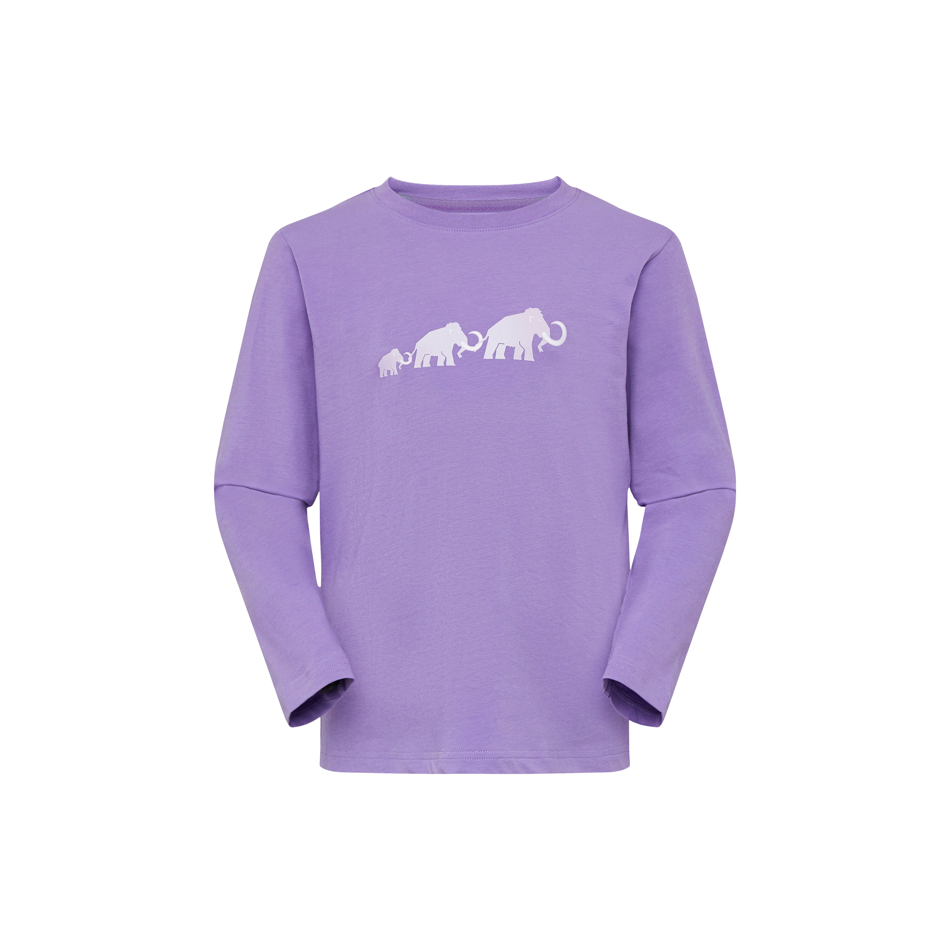 Mammut Mammut Core Longsleeve Kids Logo - Acacia/Mammut red/Dark mammut red/Marine/Lavandin/Willow - Thumbnail