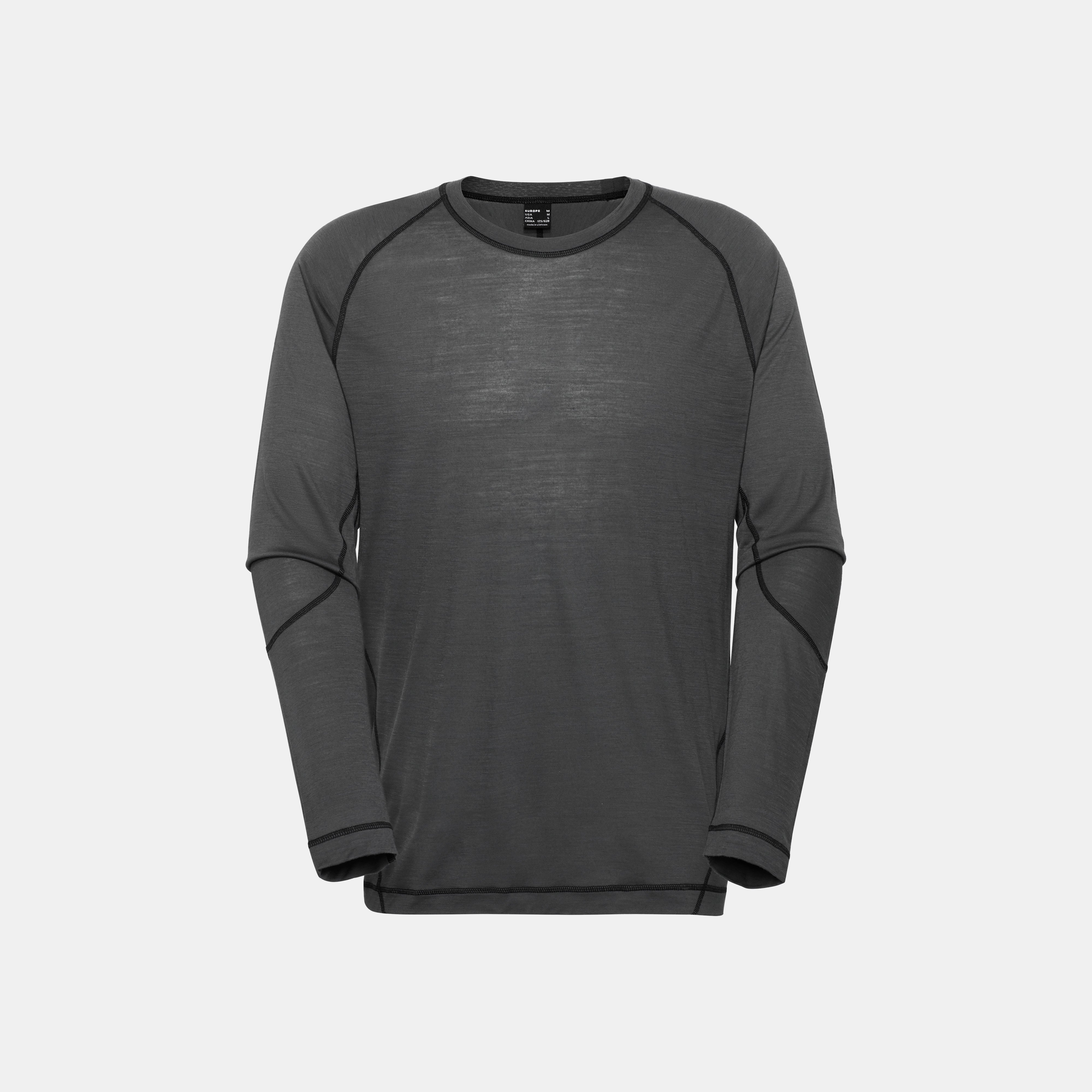 Mammut Hiking Patrol x Mammut Tree Wool FL Longsleeve T-Shirt - gabbro, XS - Gabbro