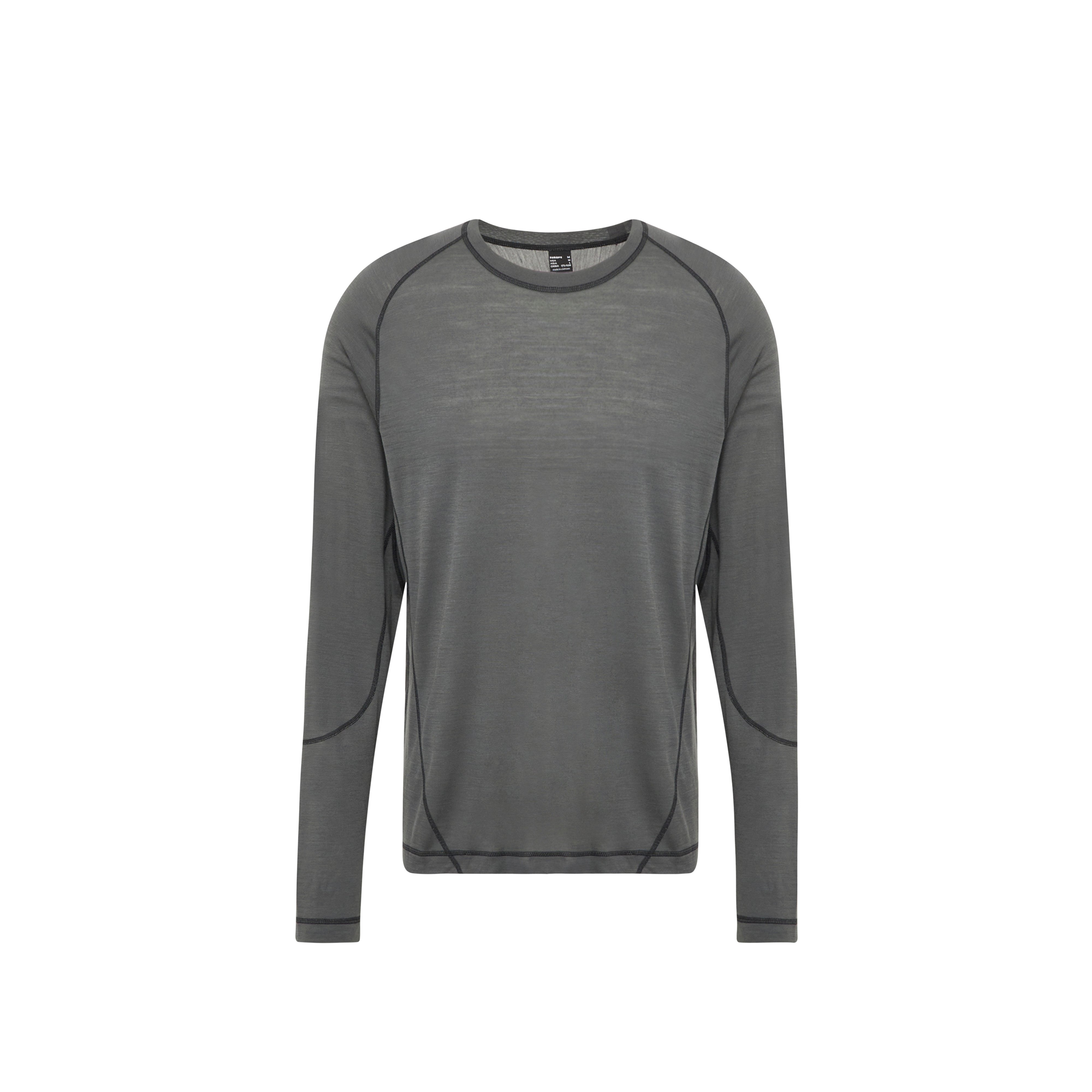 Mammut Hiking Patrol x Mammut Tree Wool FL Longsleeve T-Shirt - Gabbro/Sage frost/Willow whisper/Sage frost melange - Thumbnail