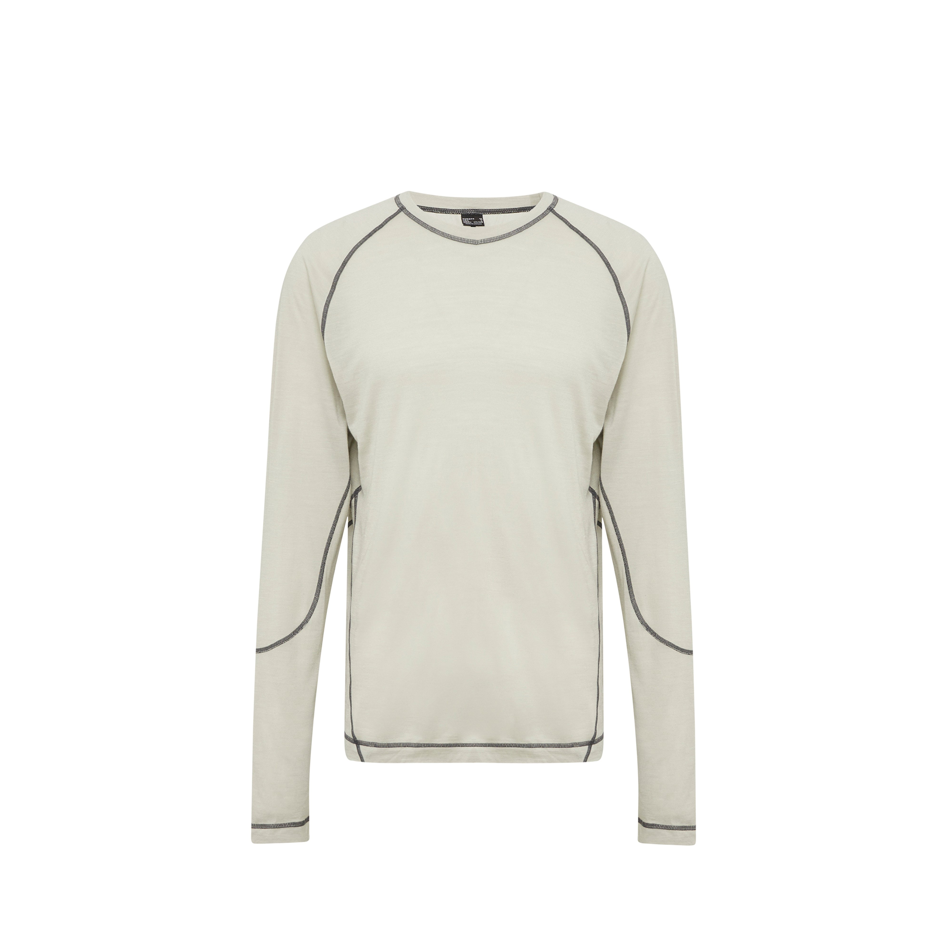 Mammut Hiking Patrol x Mammut Tree Wool FL Longsleeve T-Shirt - Gabbro/Sage frost/Willow whisper/Sage frost melange - Thumbnail