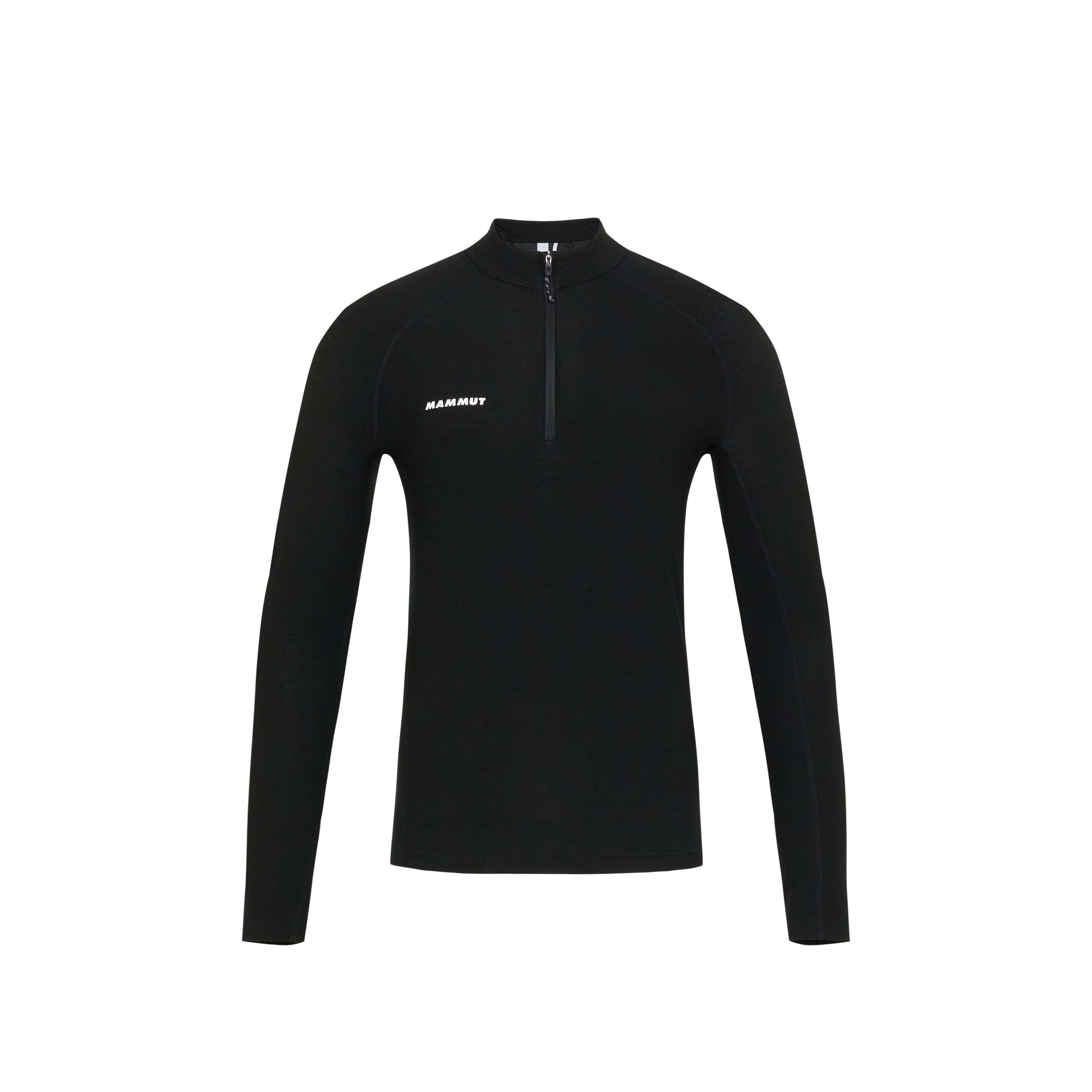 Mammut Tree Wool Thermal FL Half Zip Longsleeve Men - Black/Strata/Tschiel melange - Thumbnail