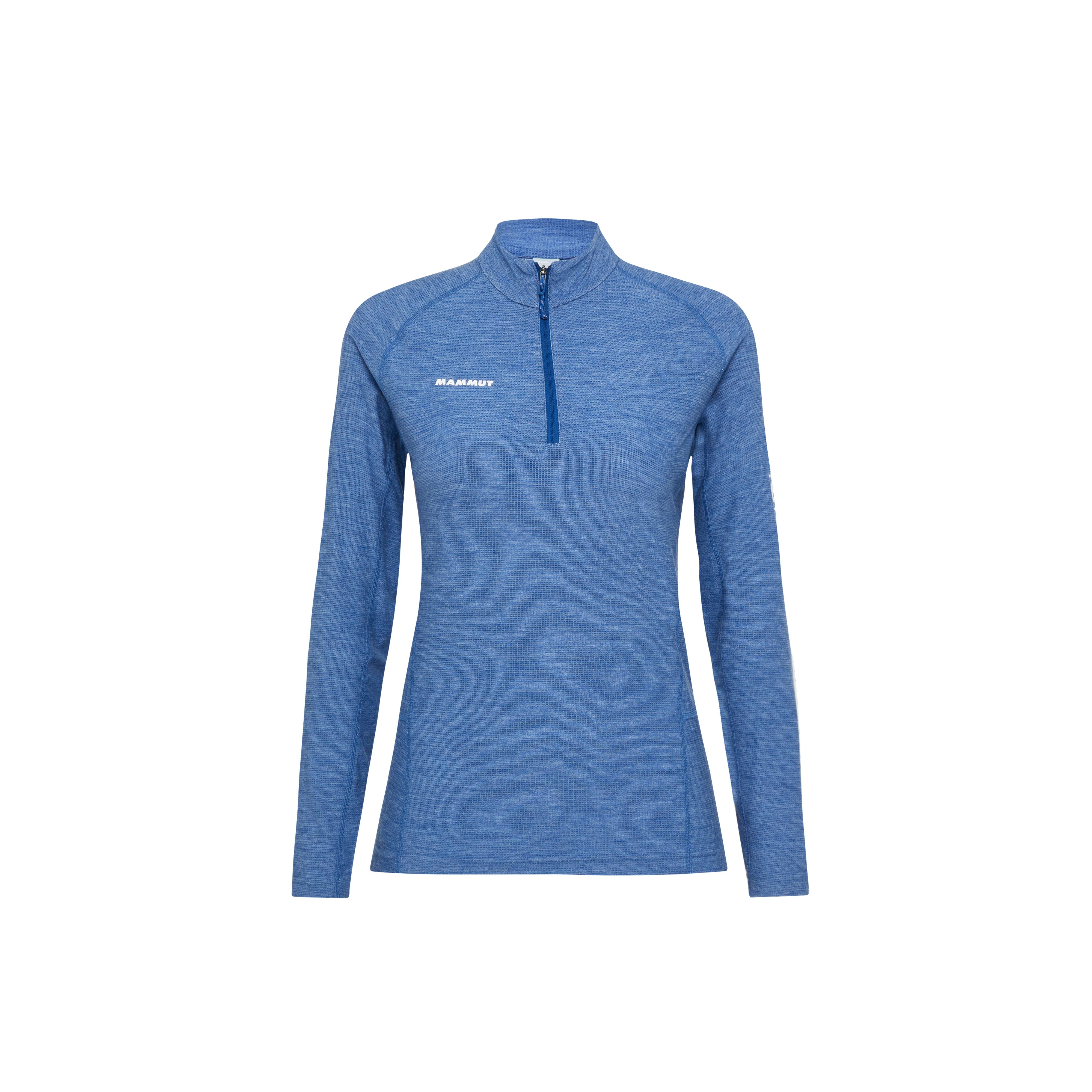 Mammut Tree Wool Thermal FL Half Zip Longsleeve Women - Black/Paloja melange/Tschiel melange - Thumbnail