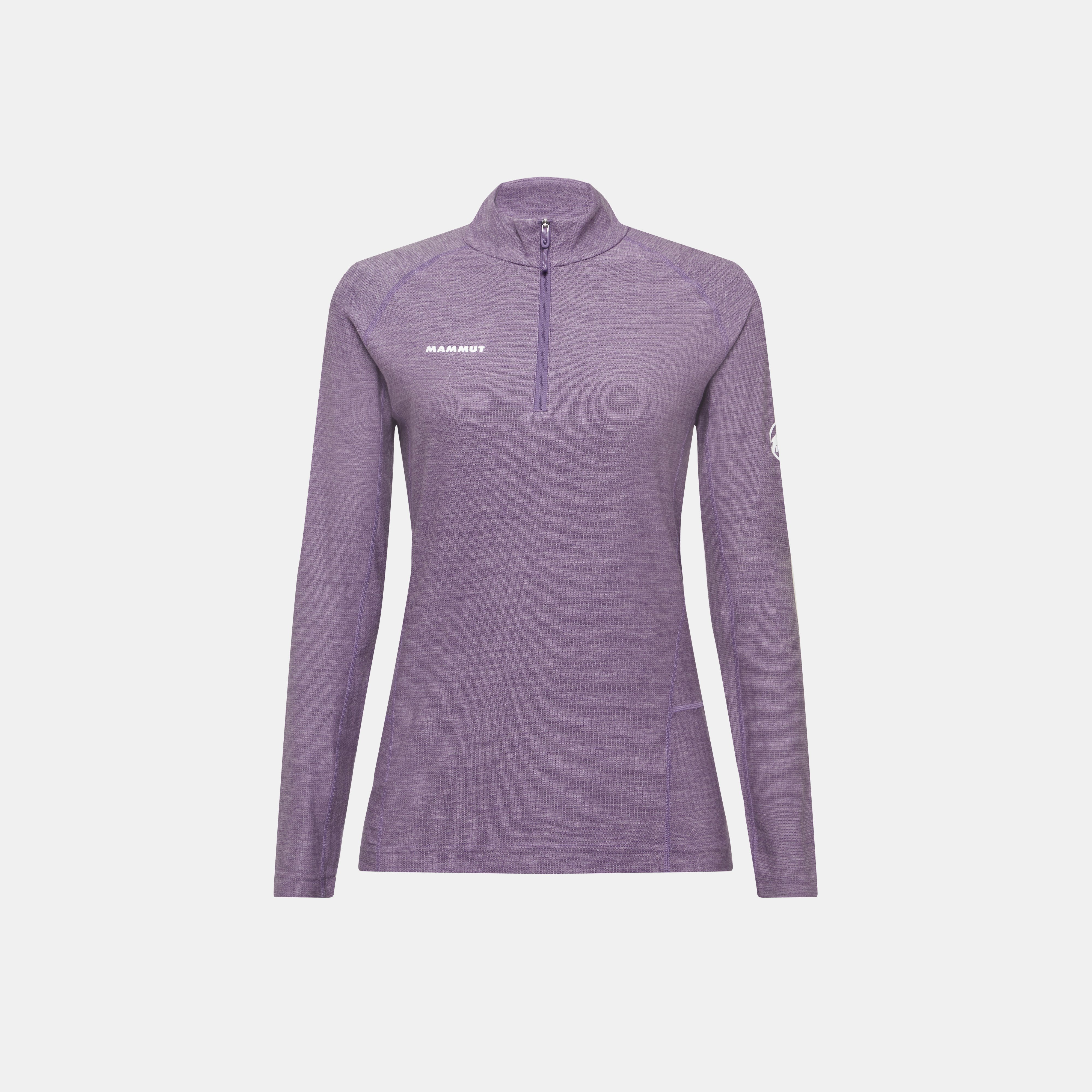 Mammut Tree Wool Thermal FL Half Zip Longsleeve Women, paloja melange - Paloja melange - Main image