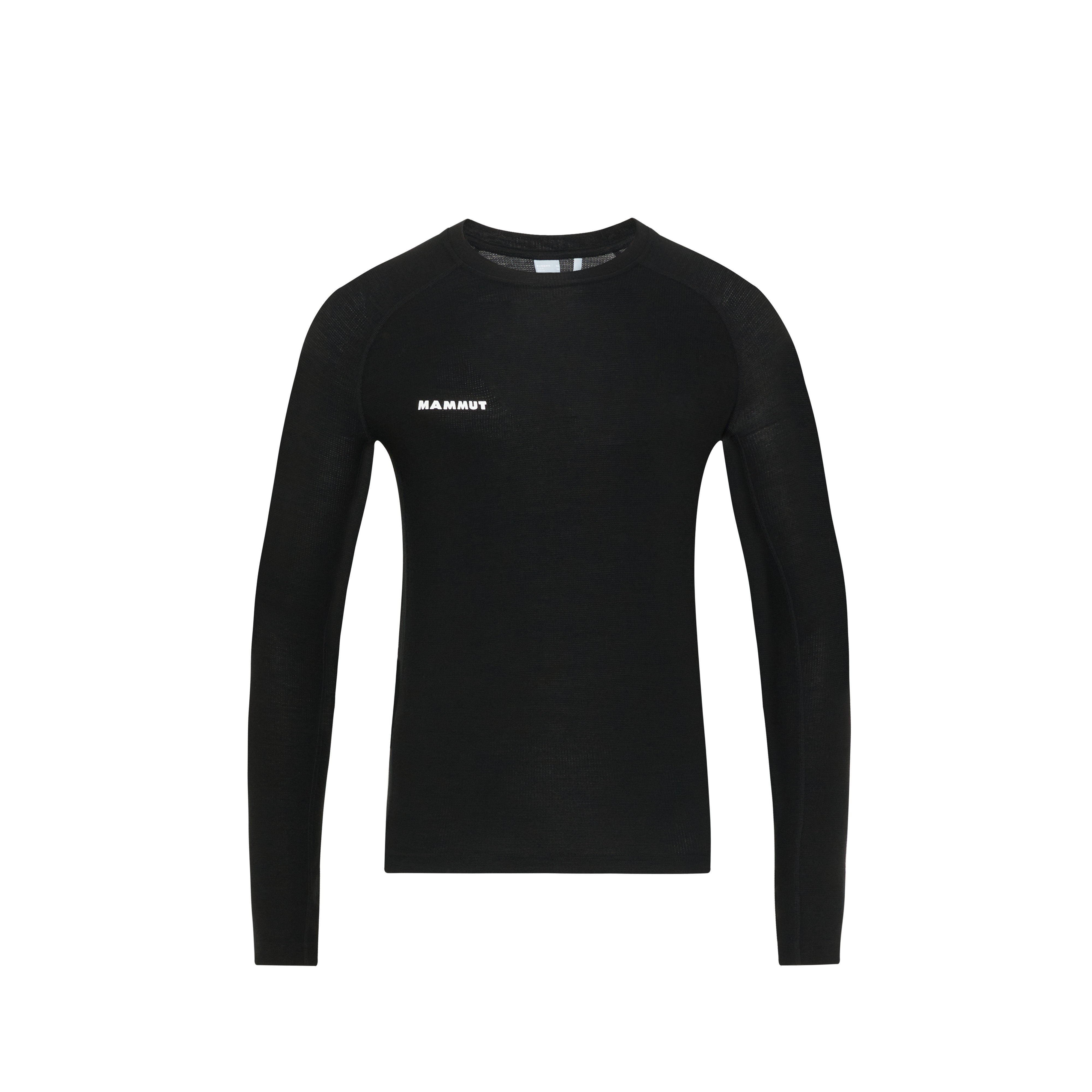 Mammut Tree Wool Thermal FL Longsleeve Men - Black/Strata/Tschiel melange - Thumbnail