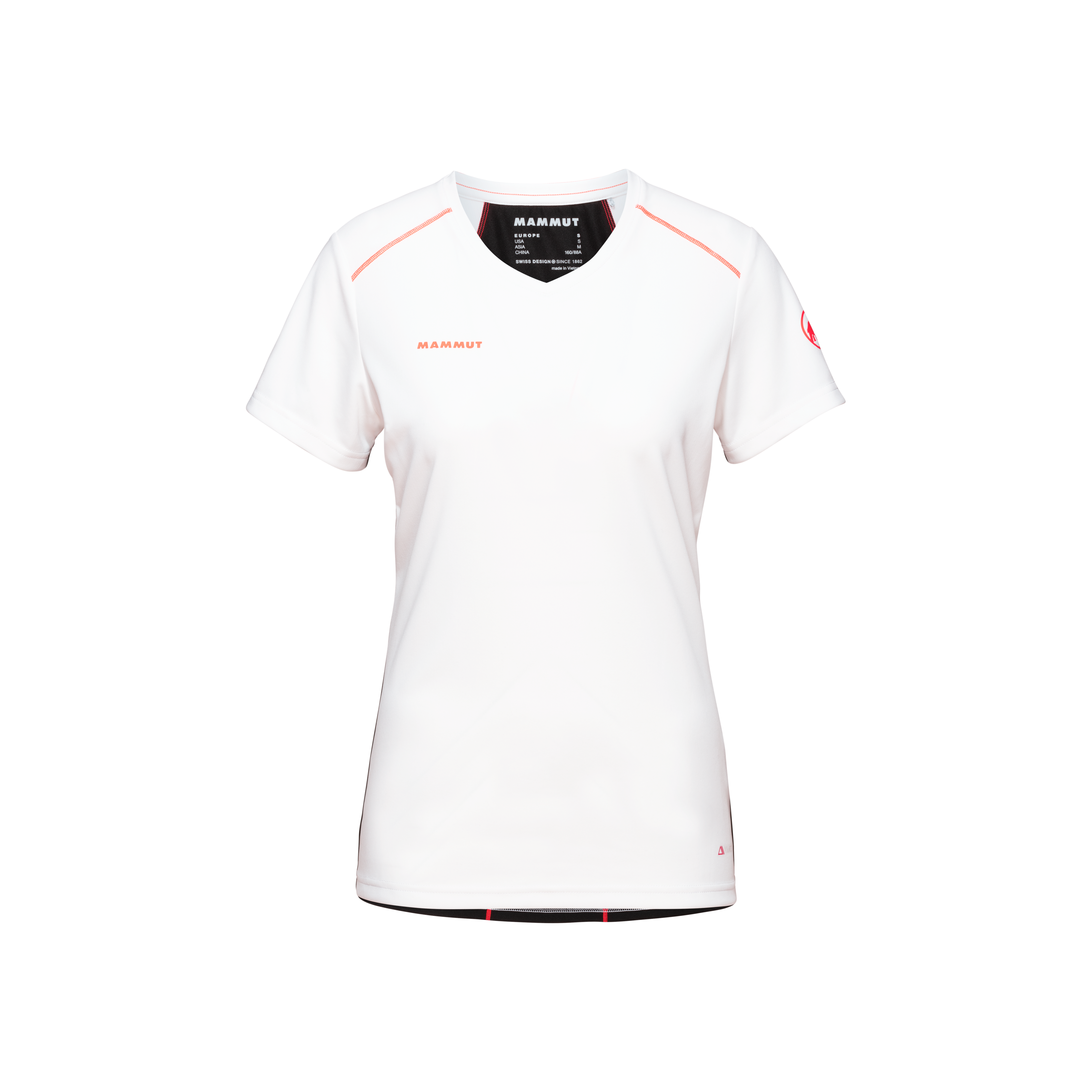 Sertig T-Shirt Women - white-black-vibrant orange thumbnail
