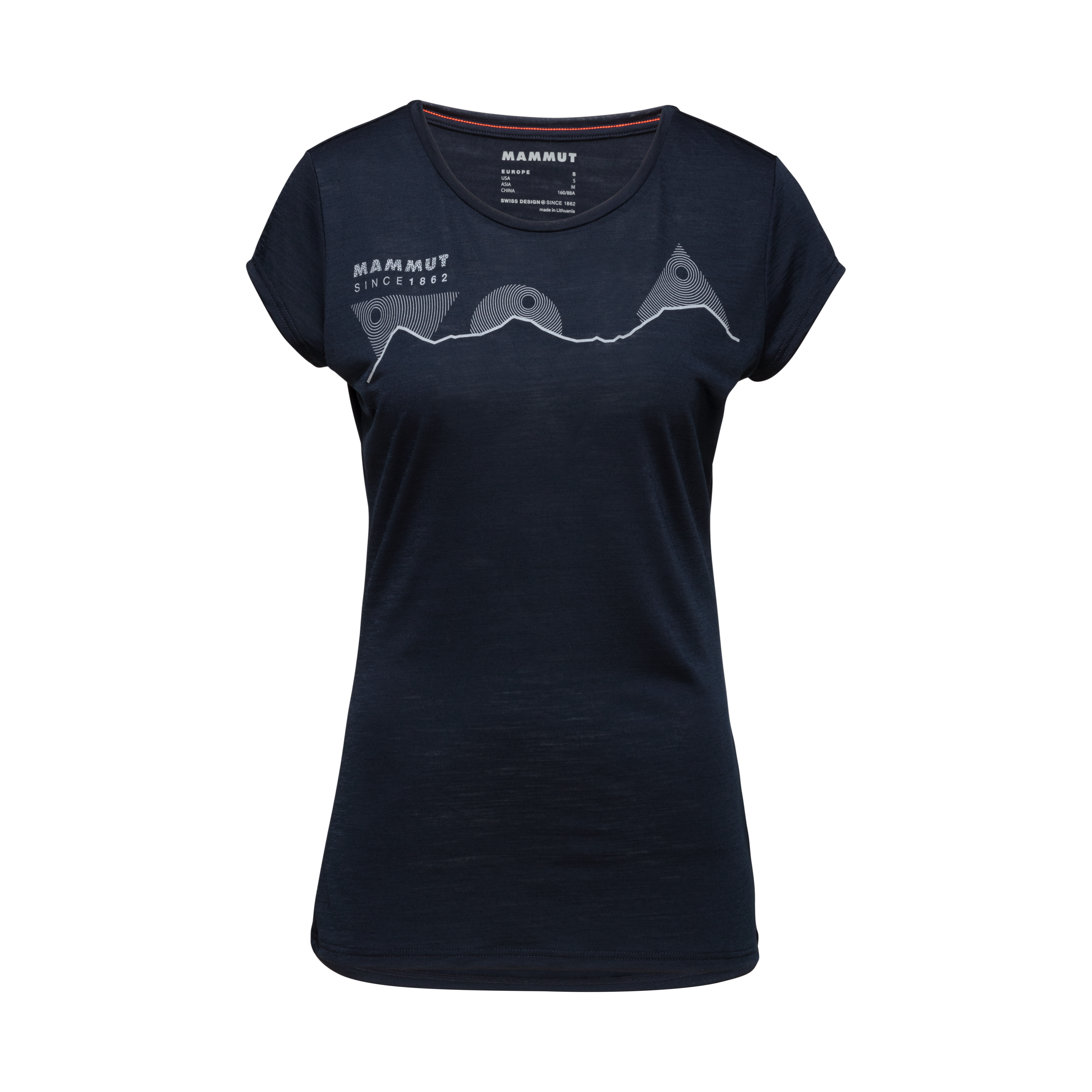 Alnasca T-Shirt Women - marine melange, L thumbnail