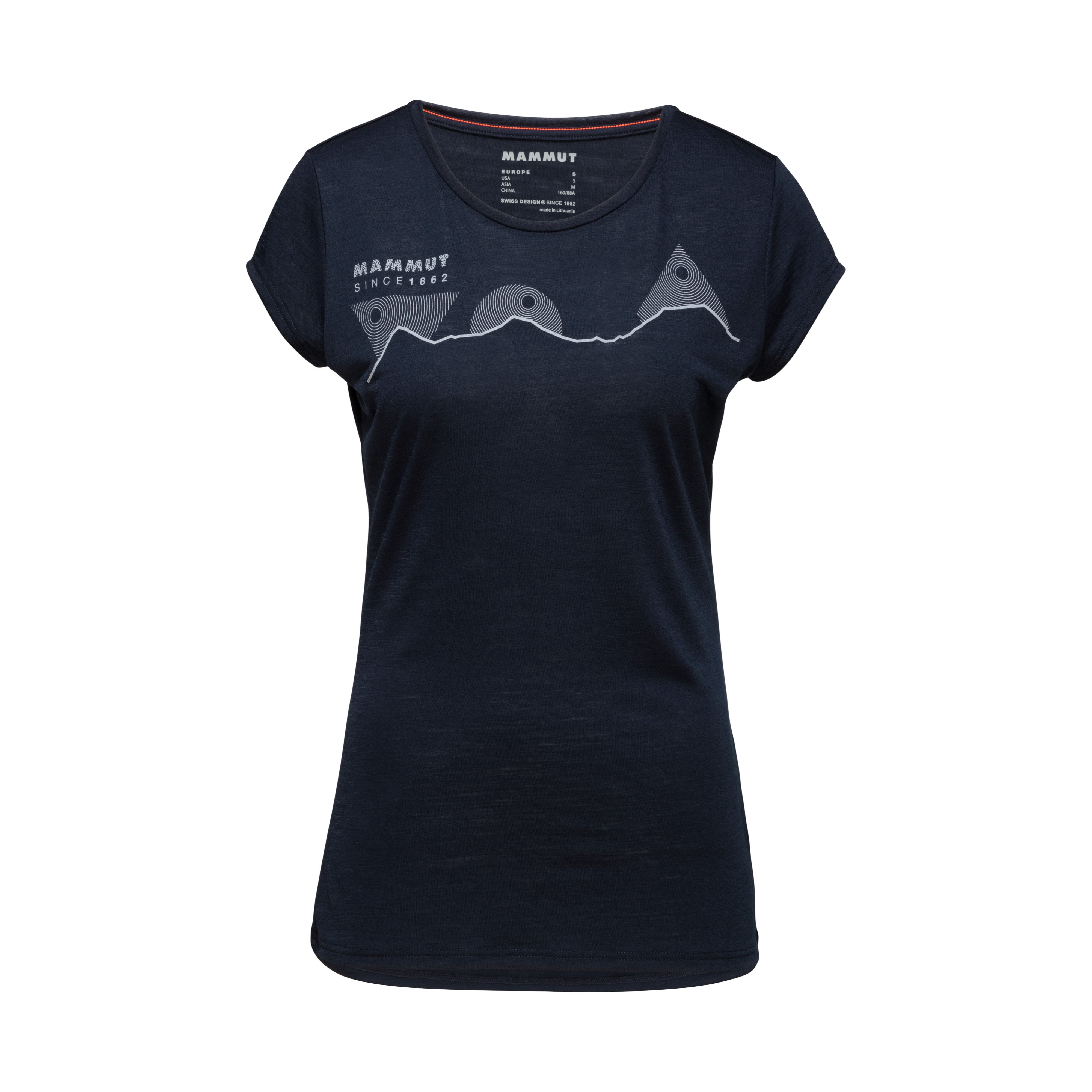 Alnasca T-Shirt Women - marine melange, XS thumbnail