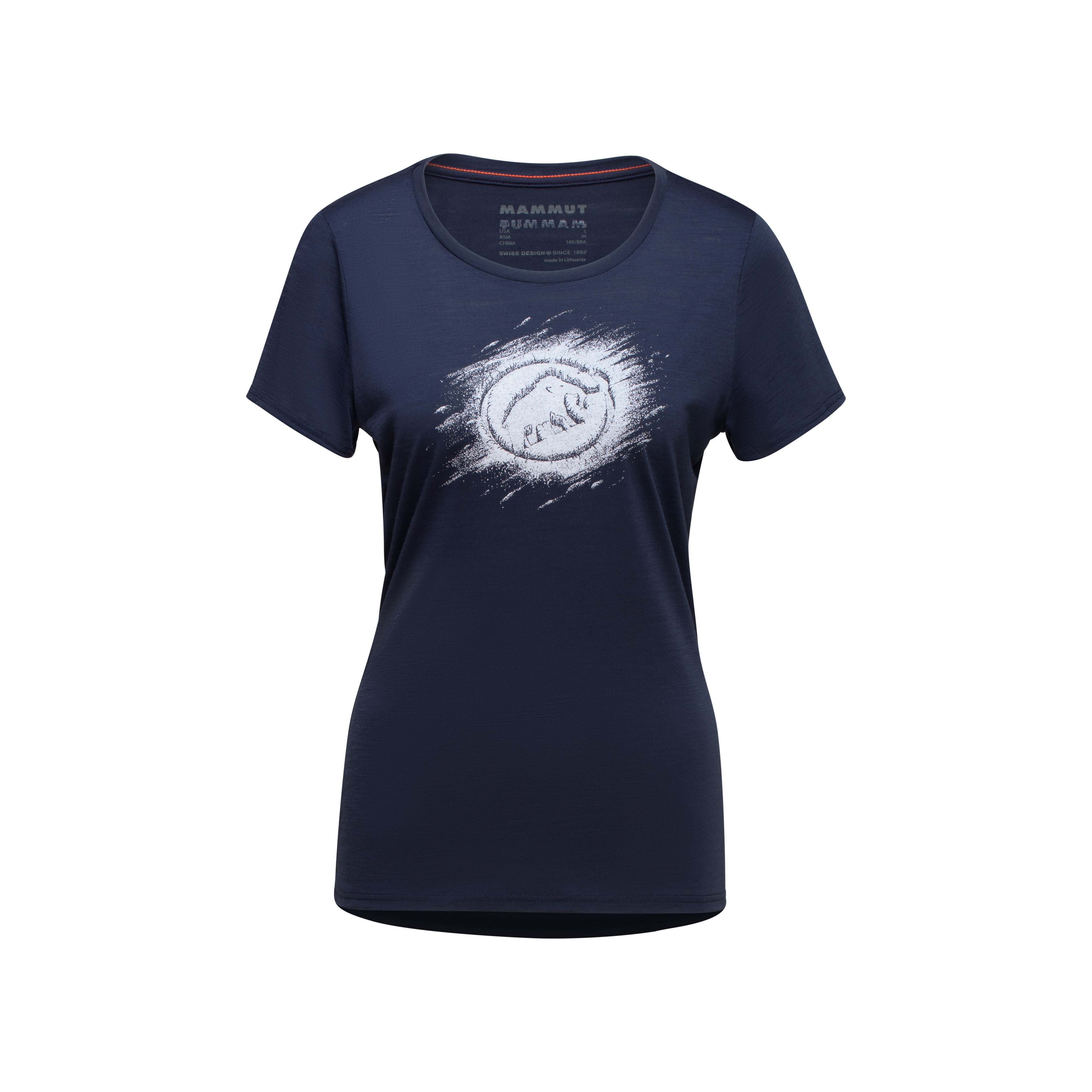 Alnasca T-Shirt Women Graphic - marine melange, XS thumbnail