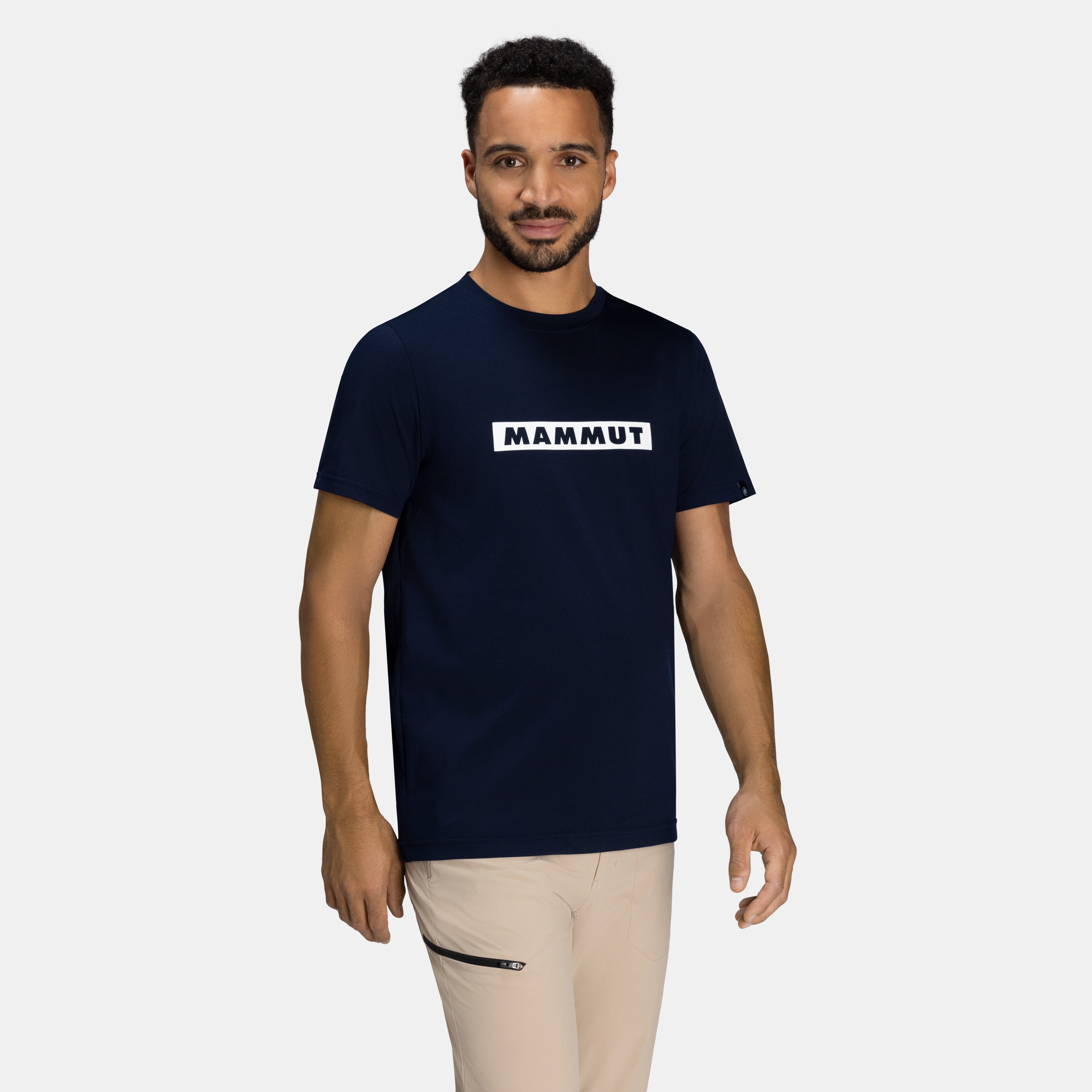 Mammut QD Logo Print T-Shirt AF Men, marine-white PRT2 - Marine-white PRT2