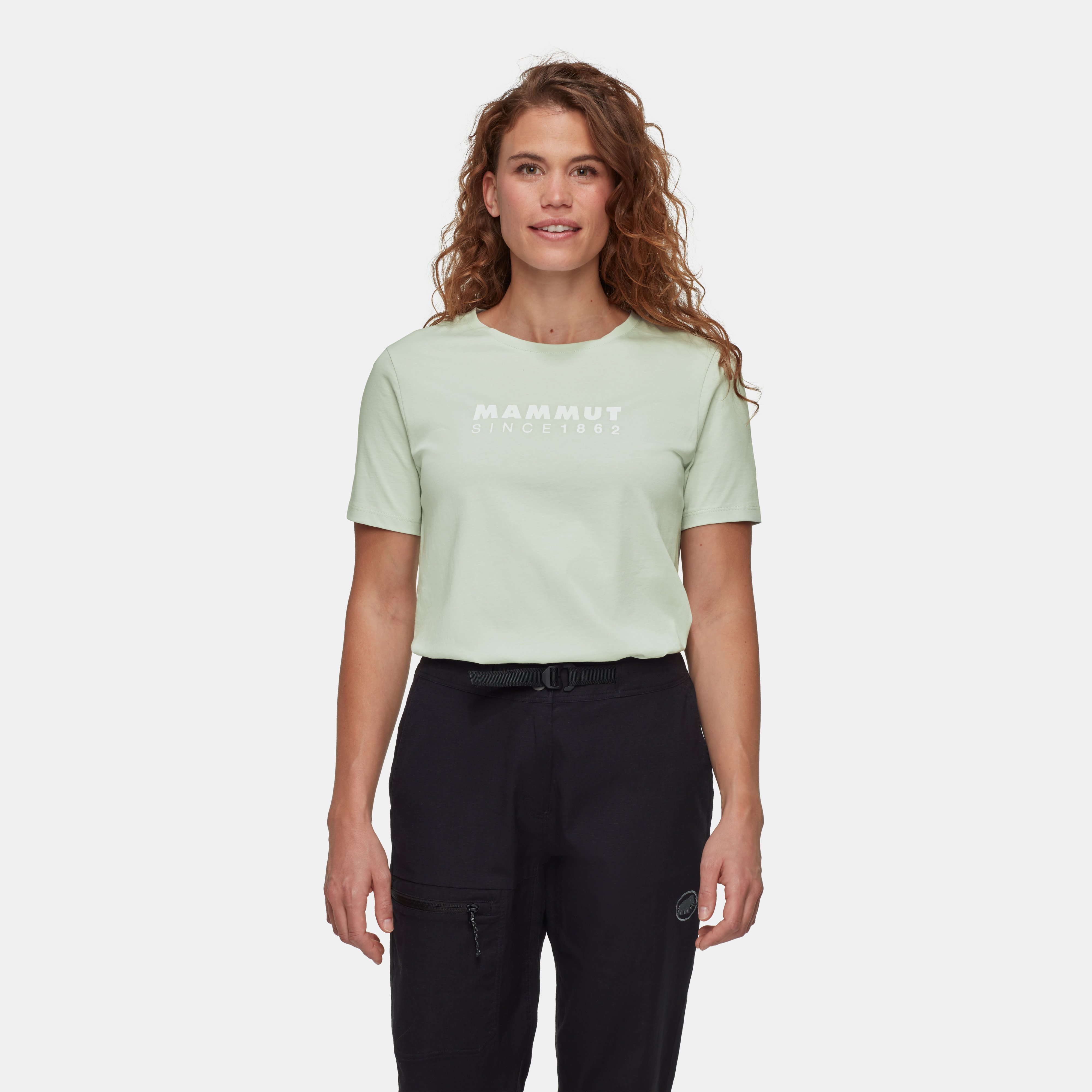 Mammut Mammut Core T-Shirt Women Logo, silver sage - Silver sage