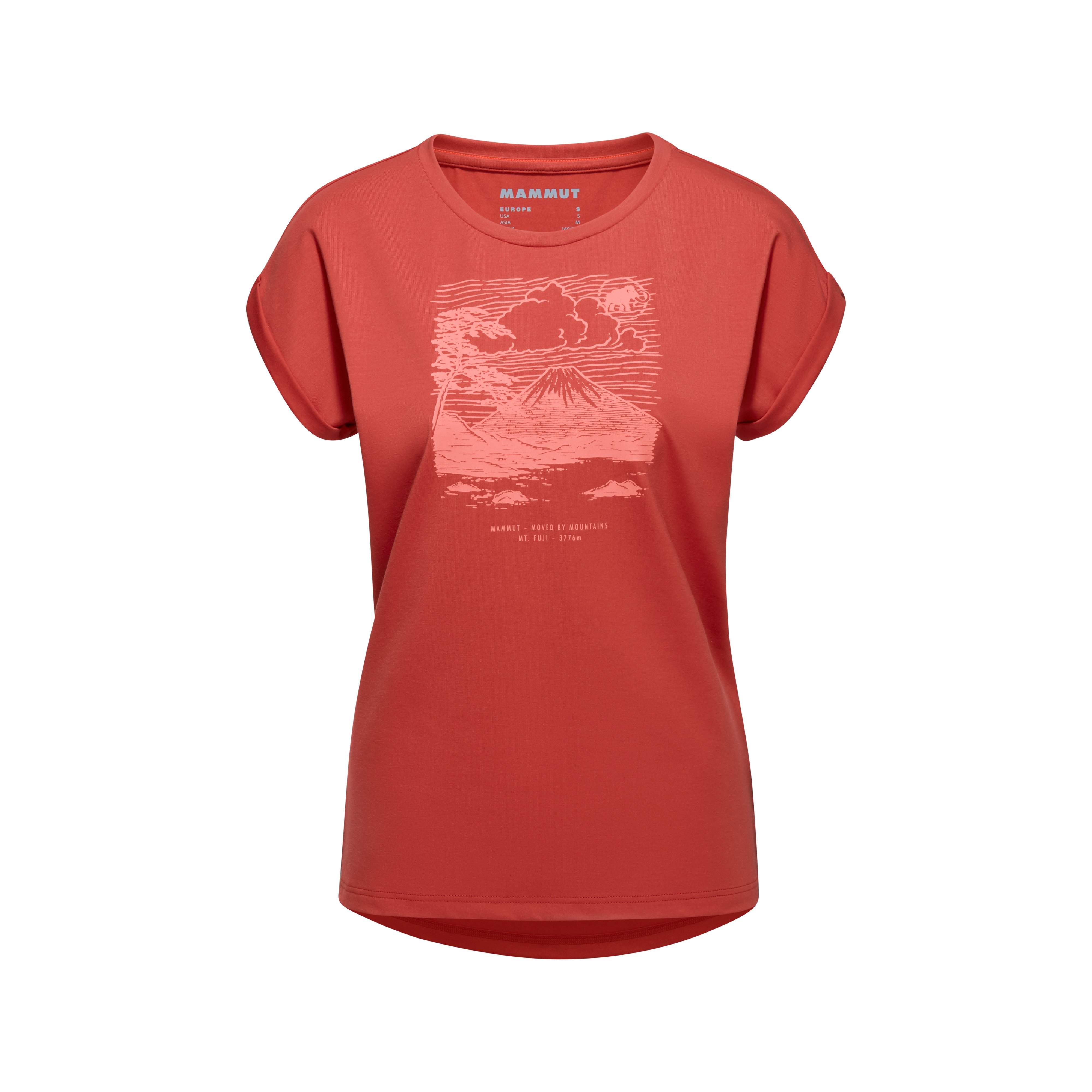 Mountain T-Shirt Women Fujiyama - terracotta, XS thumbnail