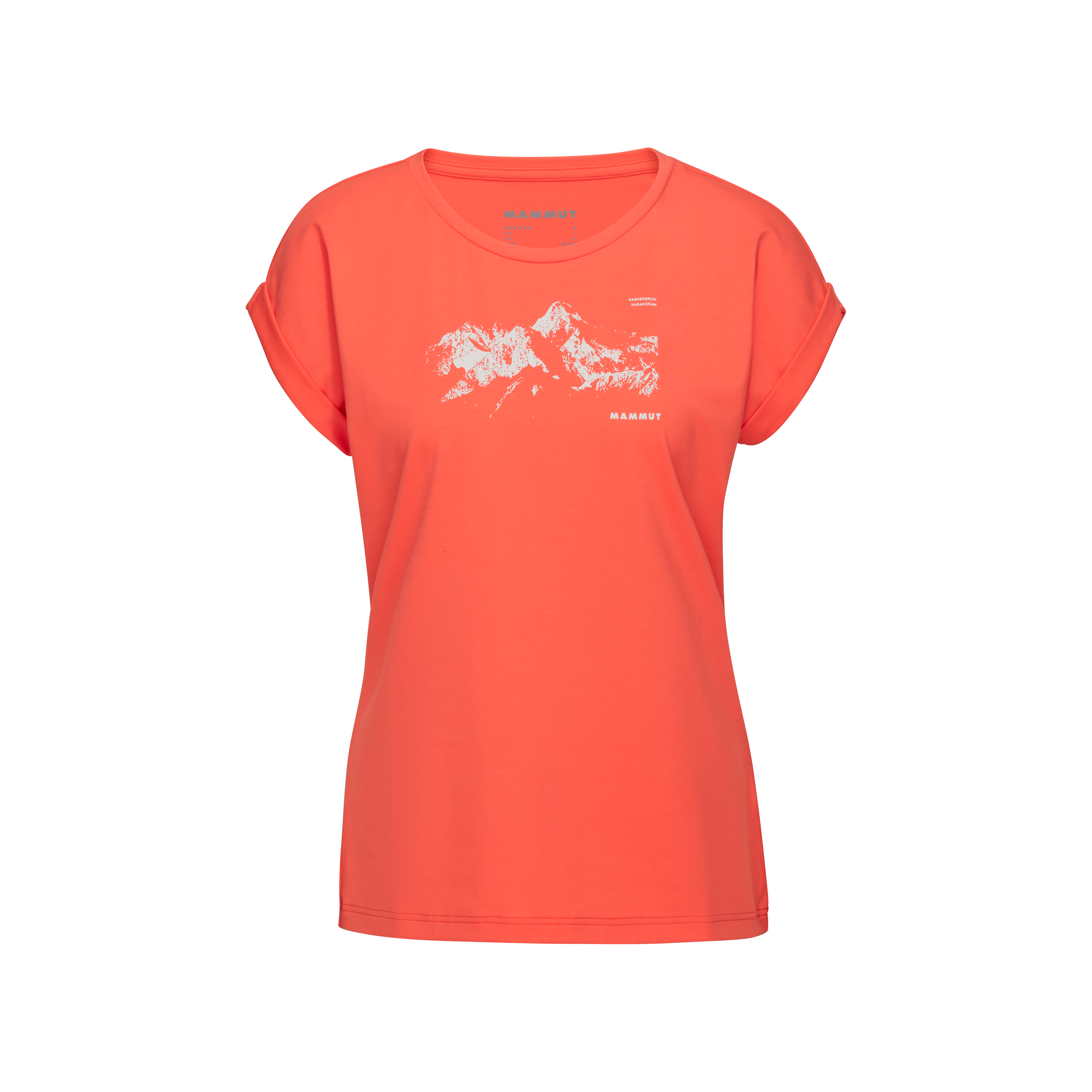 Mountain T-Shirt Women 8035m, peach thumbnail