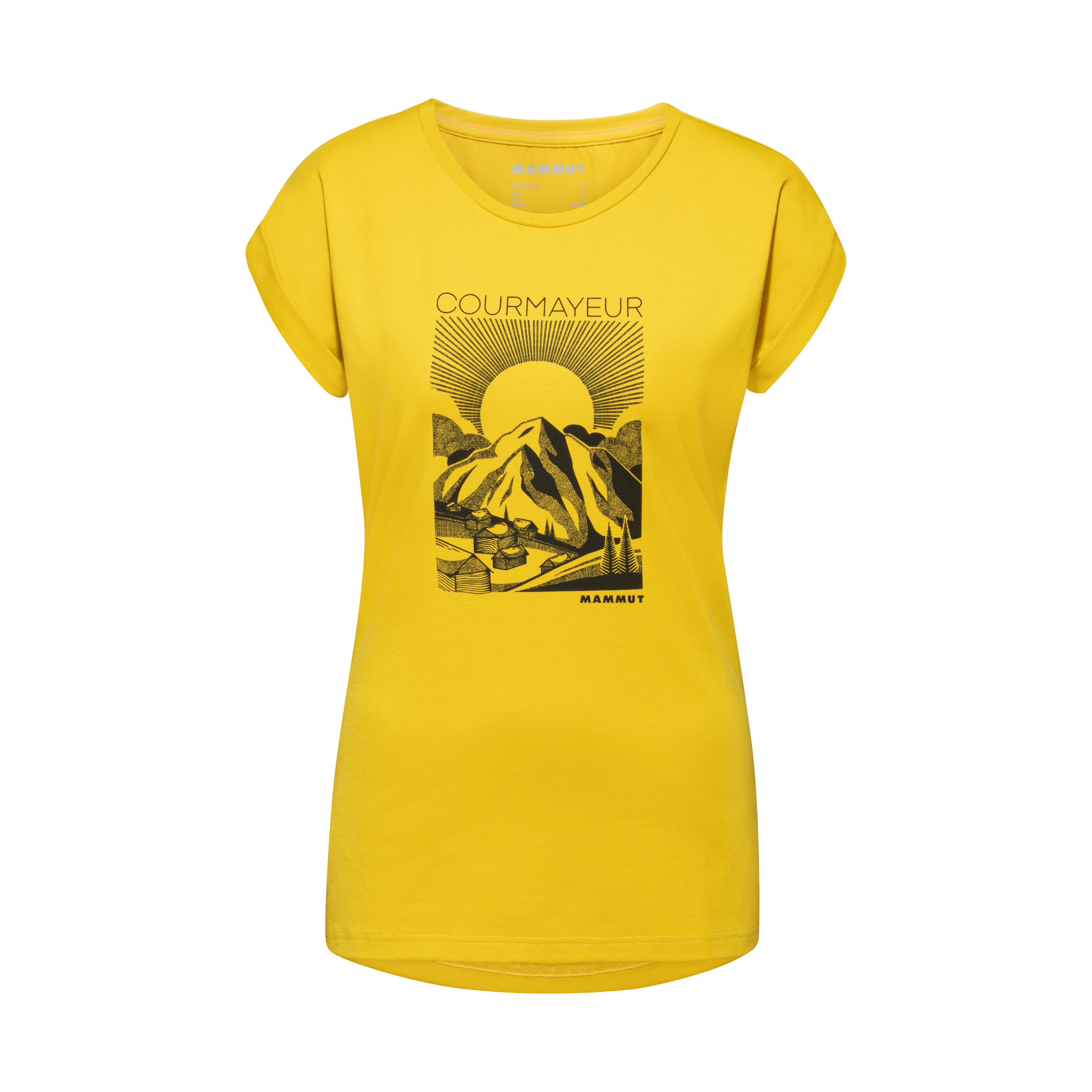 Mountain T-Shirt Women Courmayeur - mello, XS thumbnail