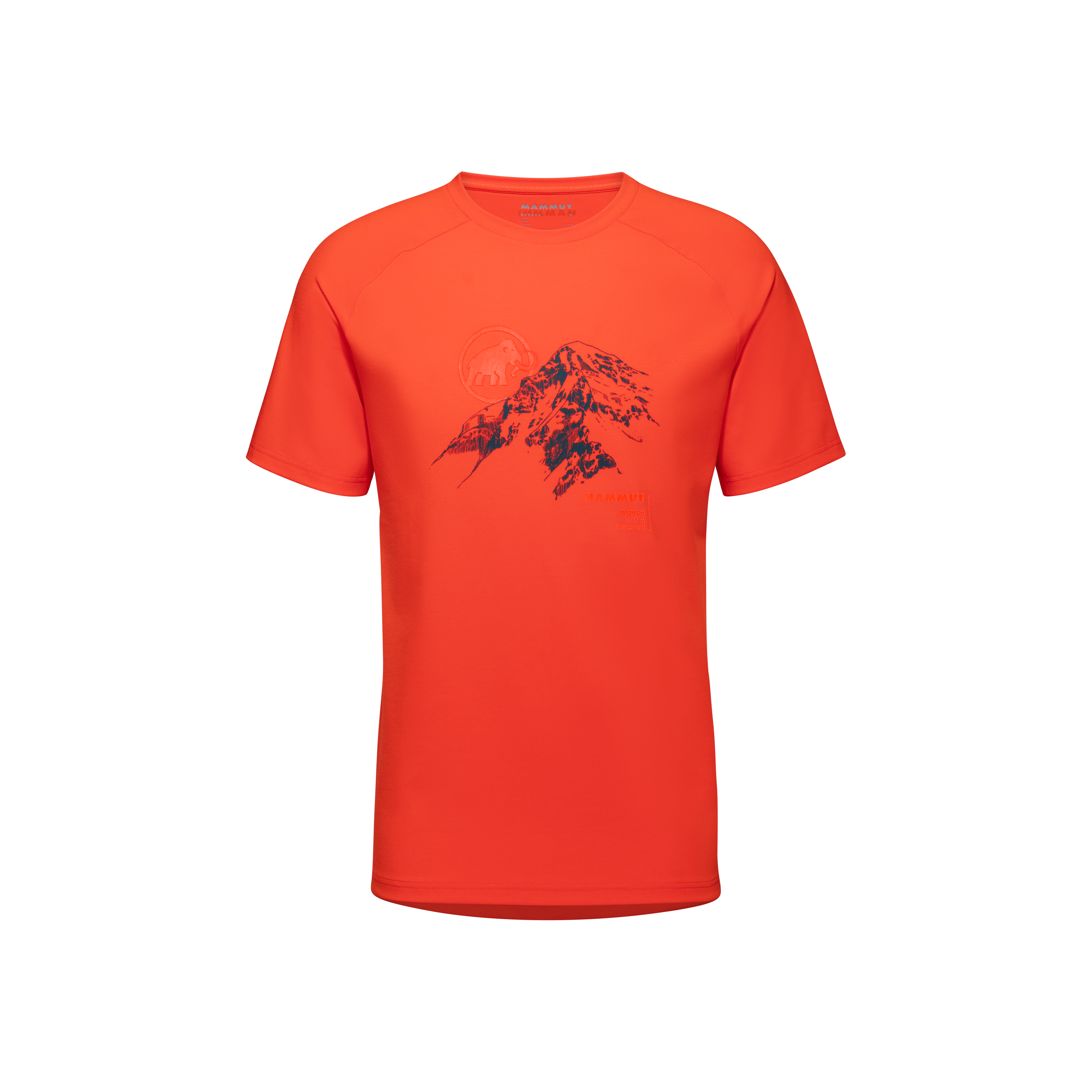 Mountain T-Shirt Men Moench - hot red, XXL thumbnail