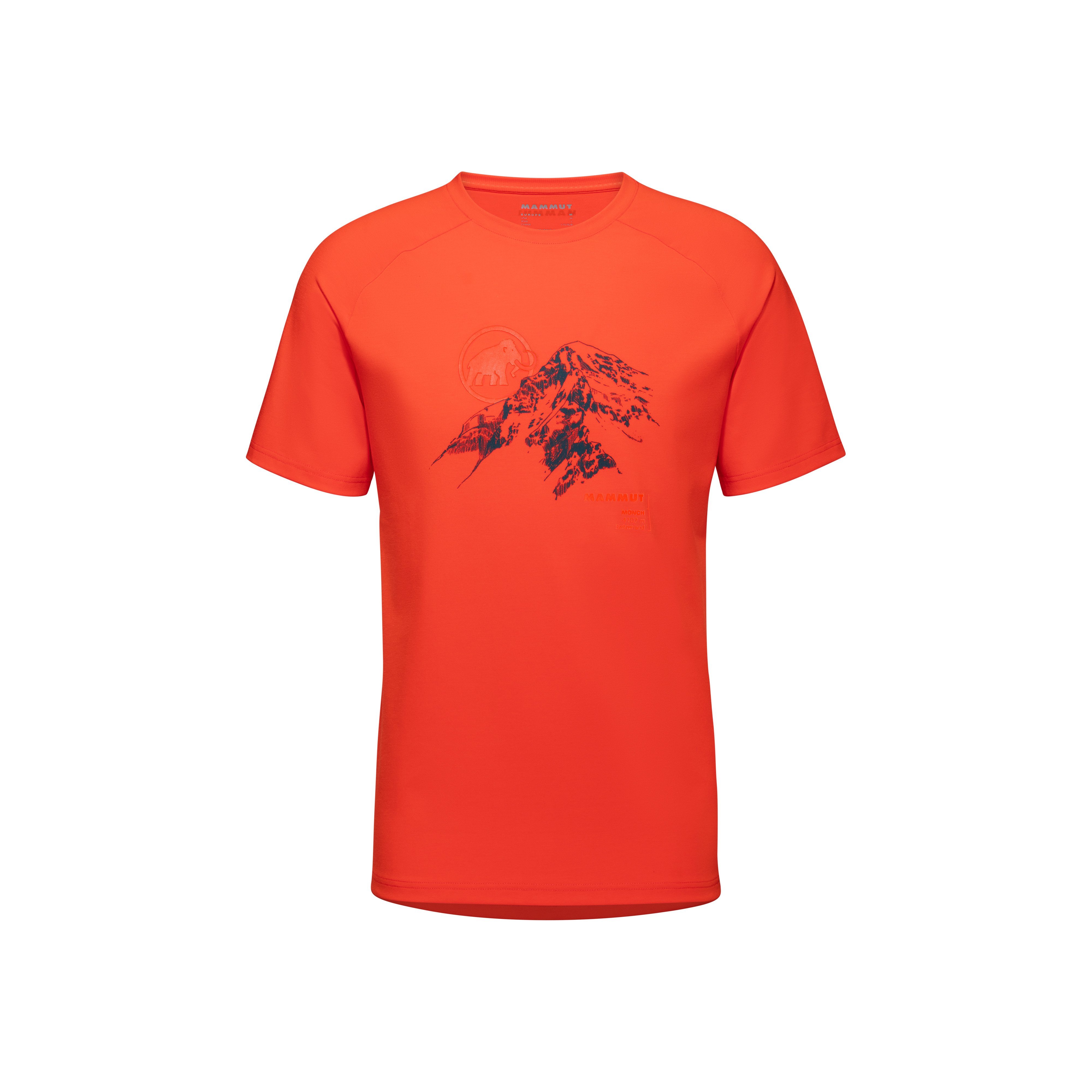 Mountain T-Shirt Men Moench - hot red, S thumbnail